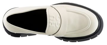 HUGO Kris Loafer Loafer Chunky Loafer, Slipper mit schwarzer Profilsohle