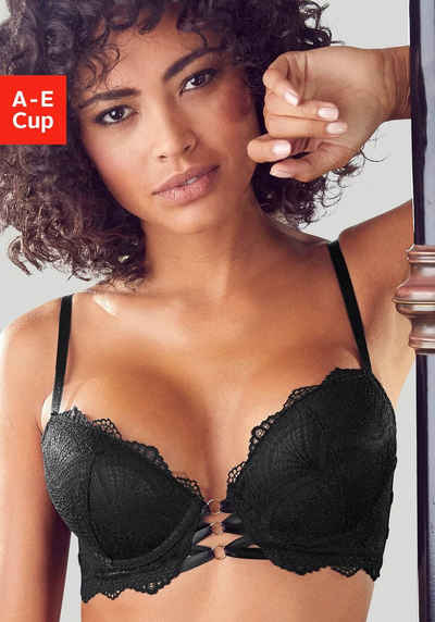 LASCANA Push-up-BH Eleonora mit dekorativer Schnürung vorn, sexy Dessous