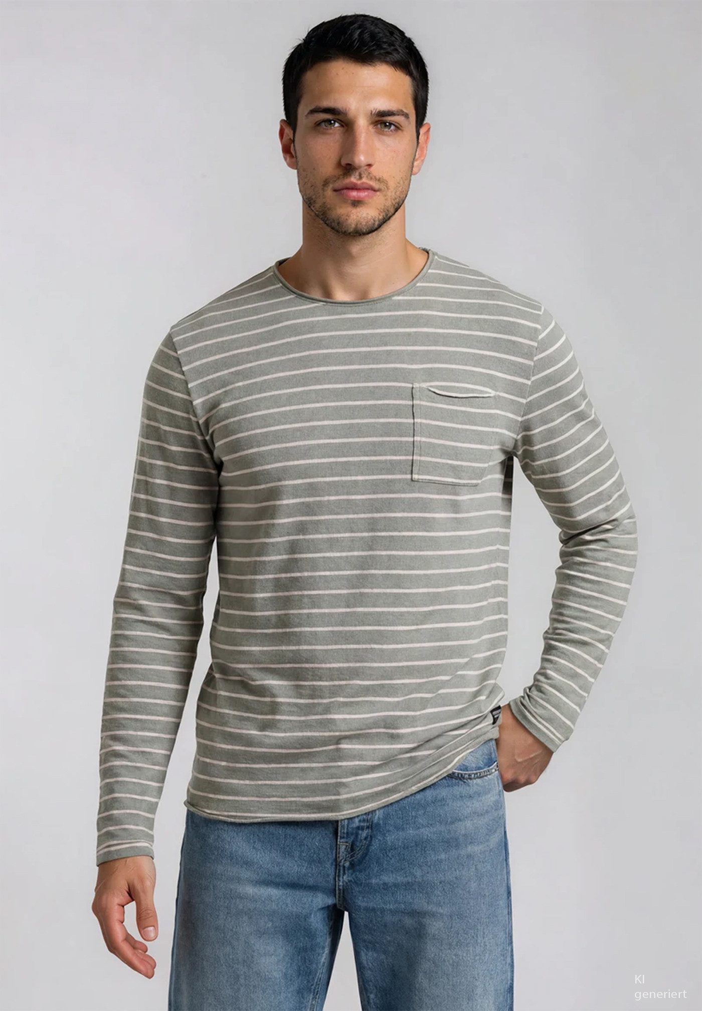 Key Largo Longsleeve MSW KLBRUNO round ringel (1er)