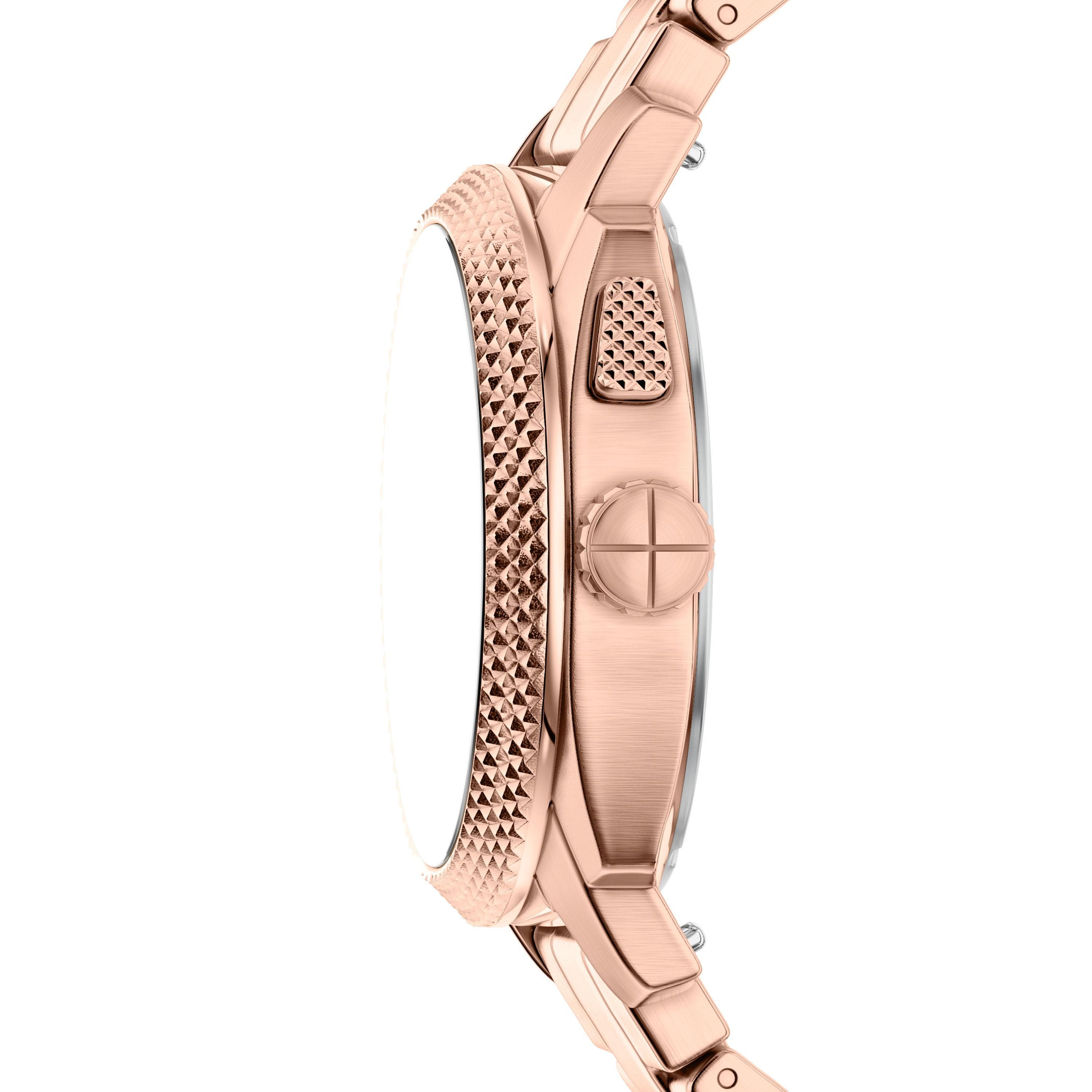 Fossil Quarzuhr Machine - Big Tic FS6158, Armbanduhr, Herrenuhr, Edelstahlarmband, analog, digital