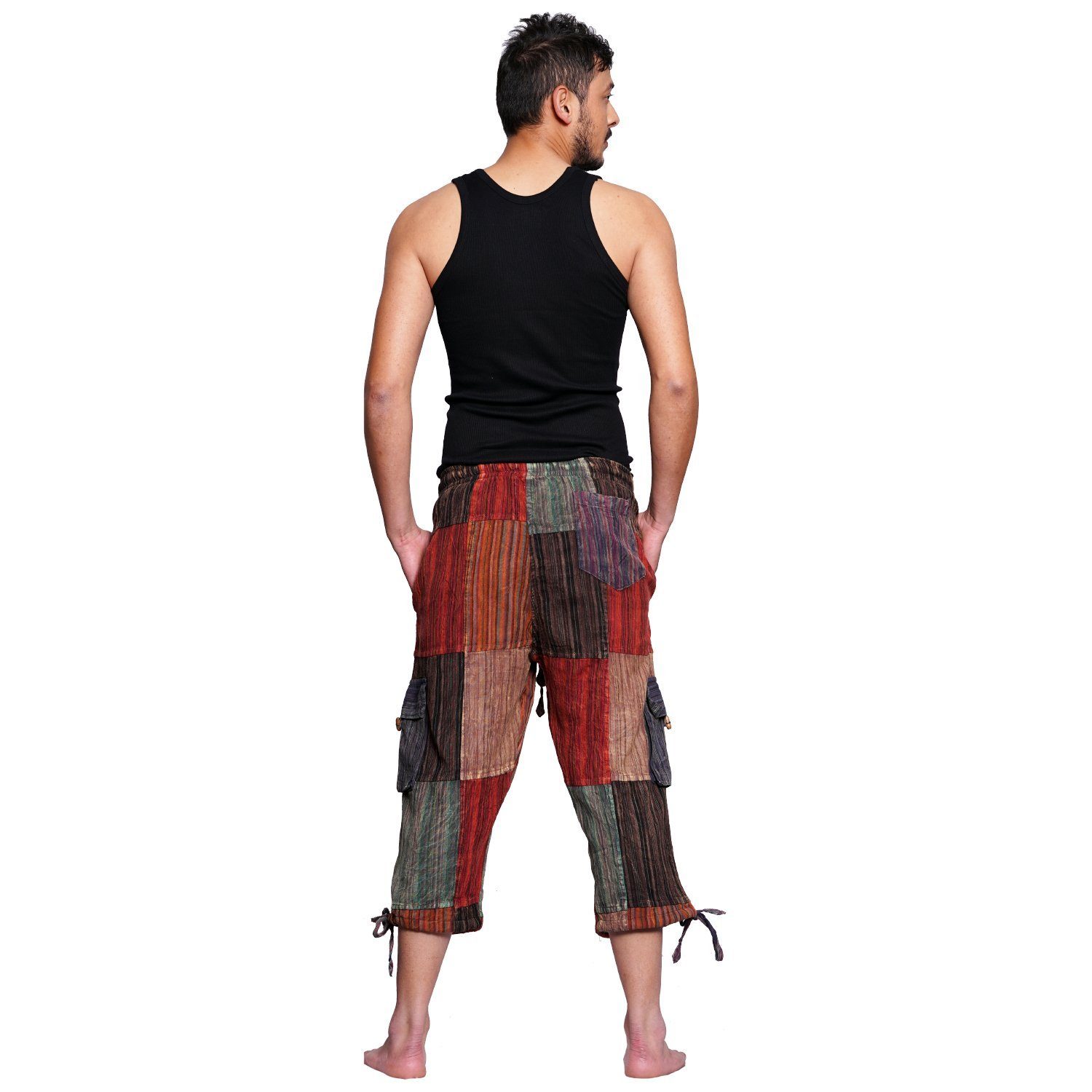 SIMANDRA 3/4-Hose Patchwork Hose 3/4 (1-tlg) Stoffhose günstig online kaufen