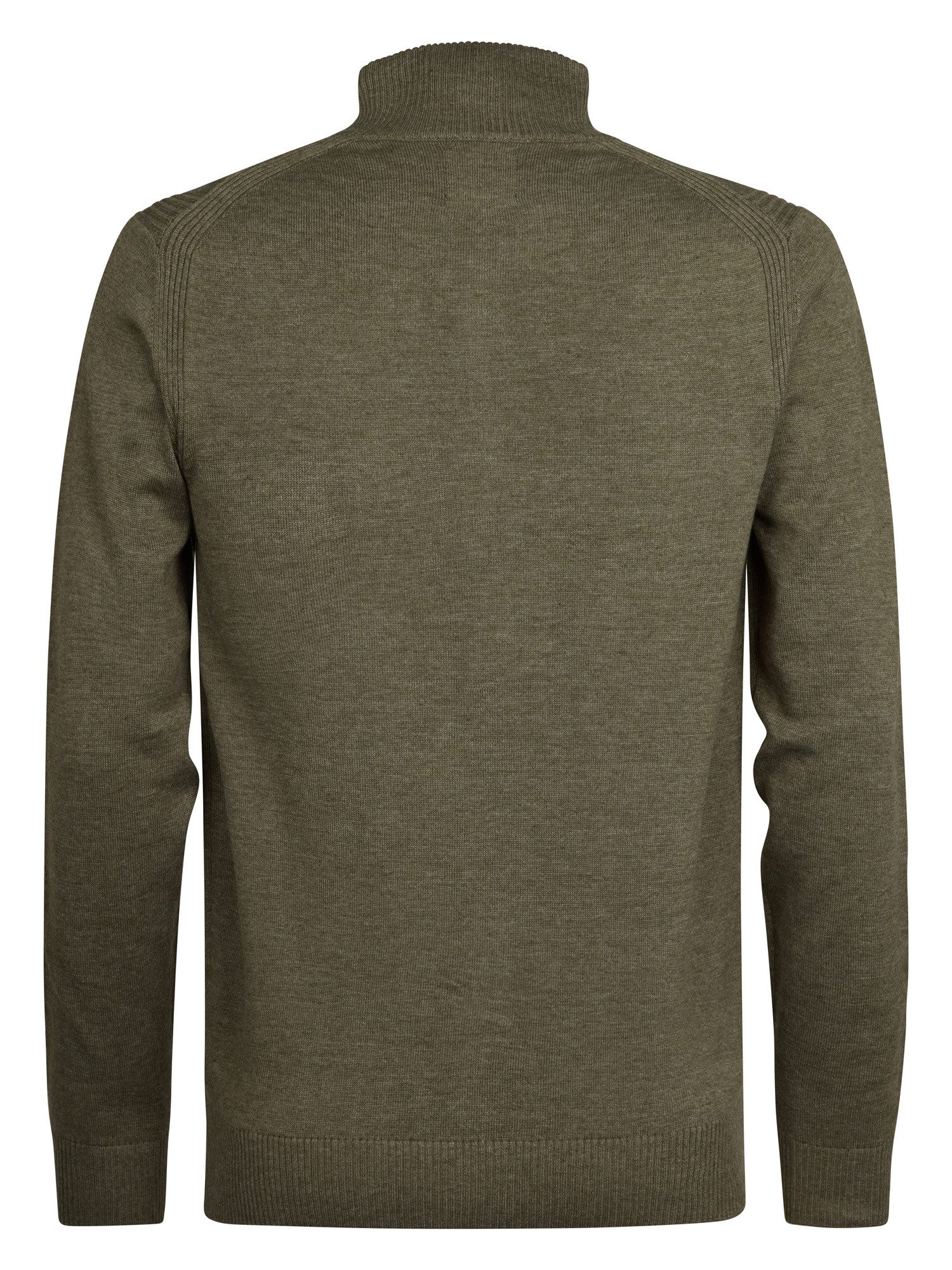 Petrol Industries Strickjacke - Cardigan Herren - Zip Strickjacke mit Stehkragen