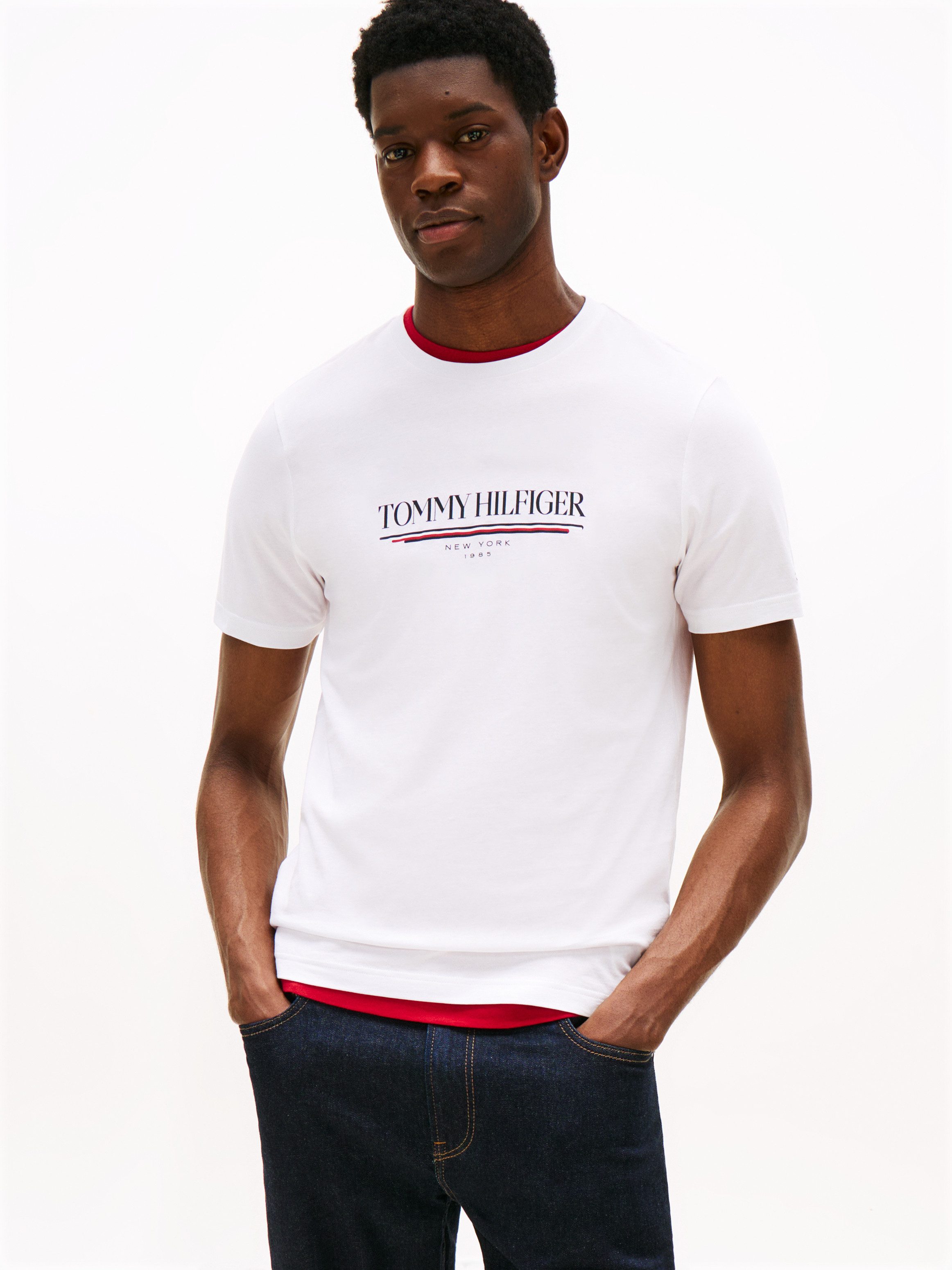 Tommy Hilfiger T-Shirt BRAND LOVE HILFIGER günstig online kaufen