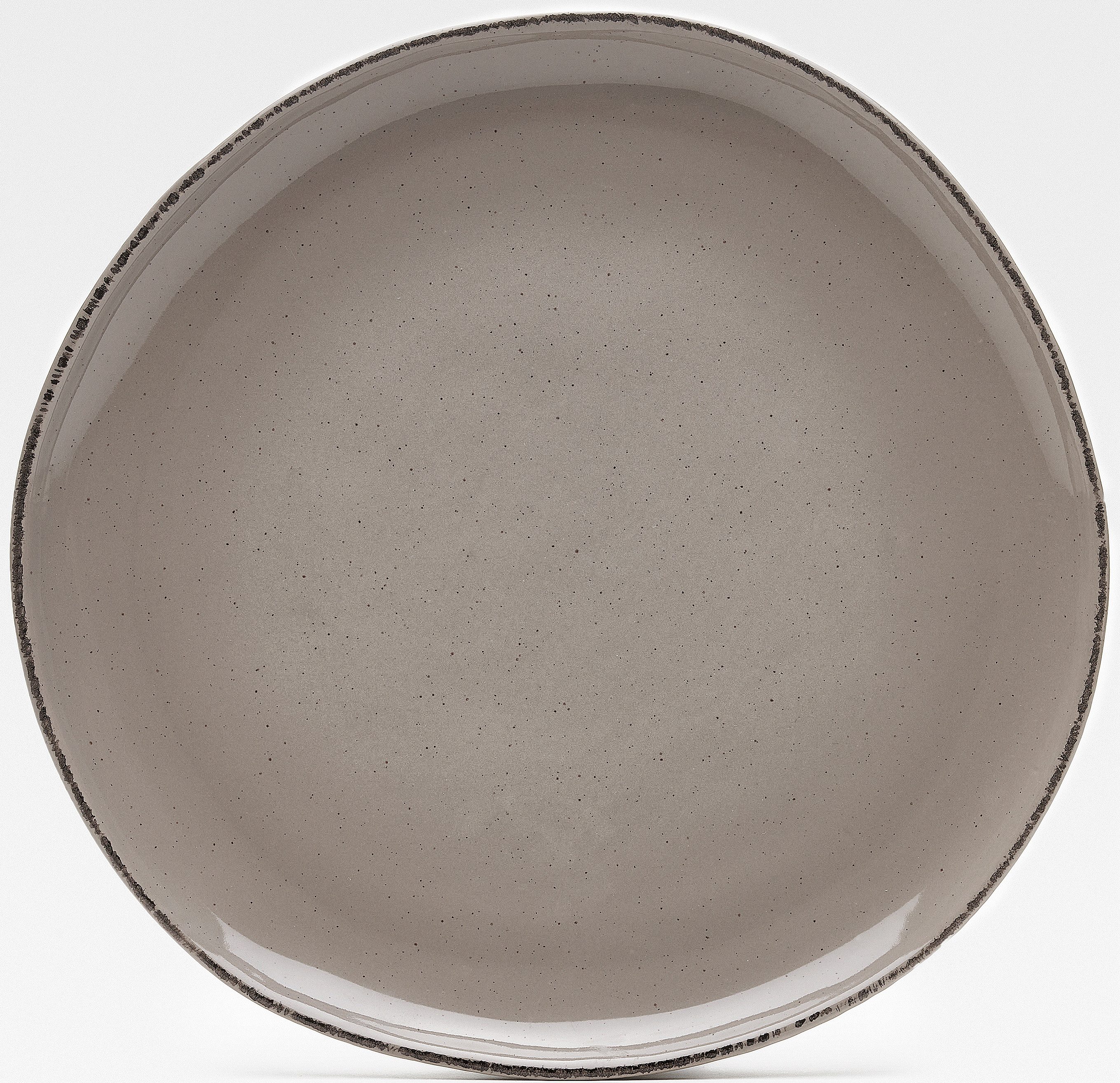 van Well Speiseteller Urban, flacher Teller 27 cm, 6 Stück, (6 St), Teller Set, spülmaschinen- und mikrowellengeeignet
