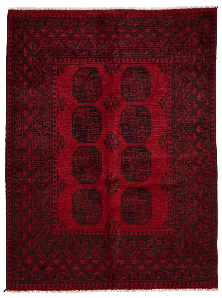 Orientteppich Afghan Akhche 150x198 Handgeknüpfter Orientteppich, Nain Trading, rechteckig, Höhe: 6 mm