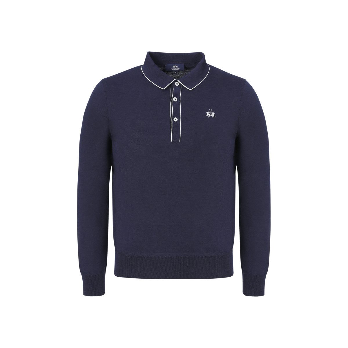 La Martina Langarm-Poloshirt MCS006 Herren Langarmshirt, Shirt, Poloshirt, Polohemd, Sportshirt