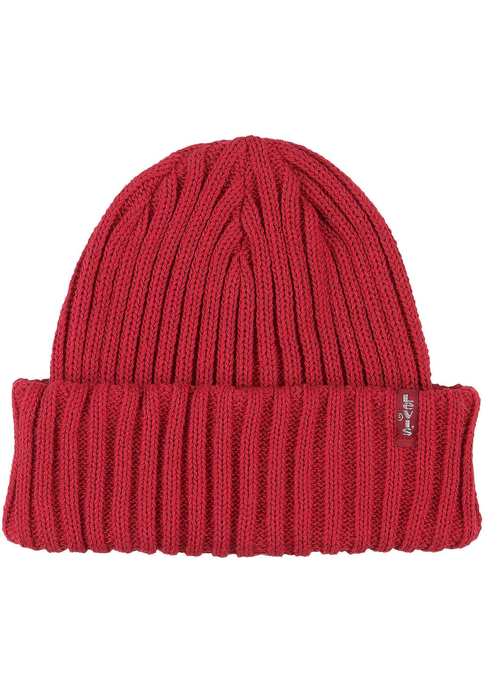 Neueste Frühjahrstrends 2024 Levi's® Strickmütze UNISEX rot