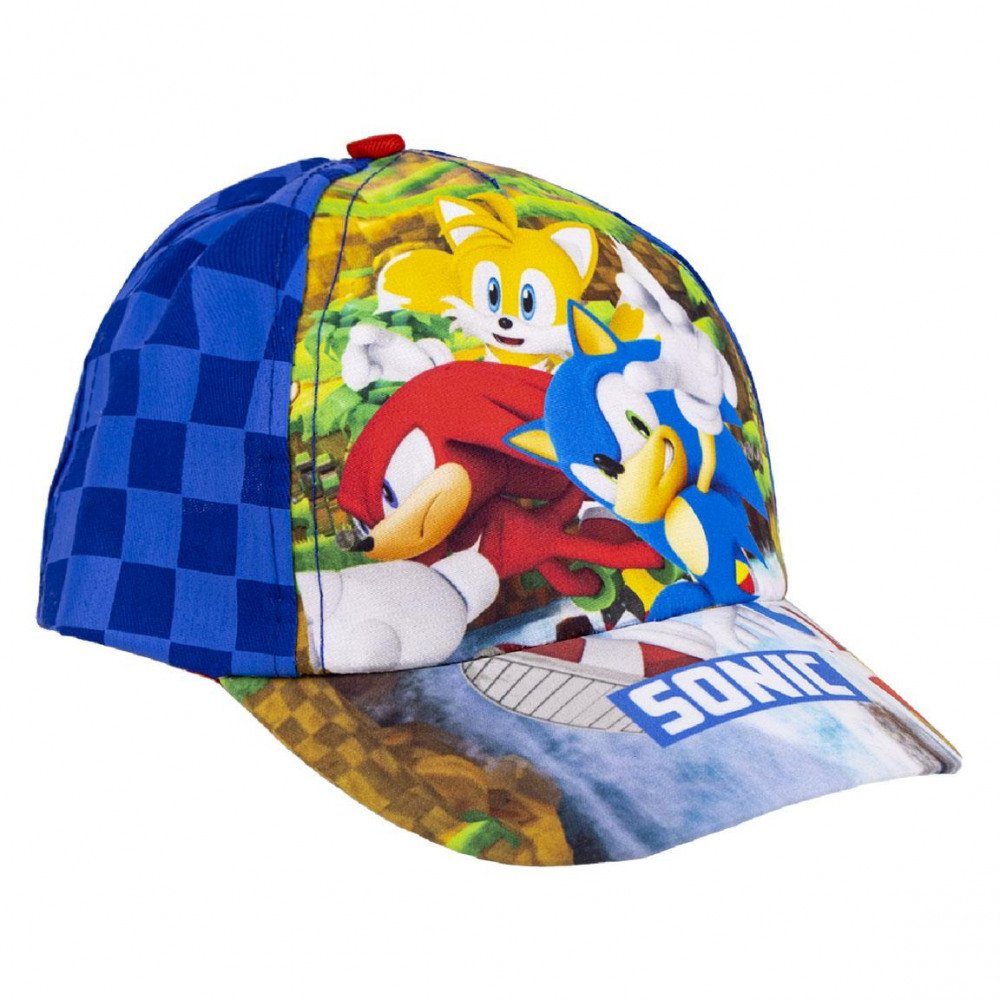 Sega Baseball Cap Sonic Kappe Cap Baseball Kopfbedeckung für Kinder 53 cm 4-8 Jahre