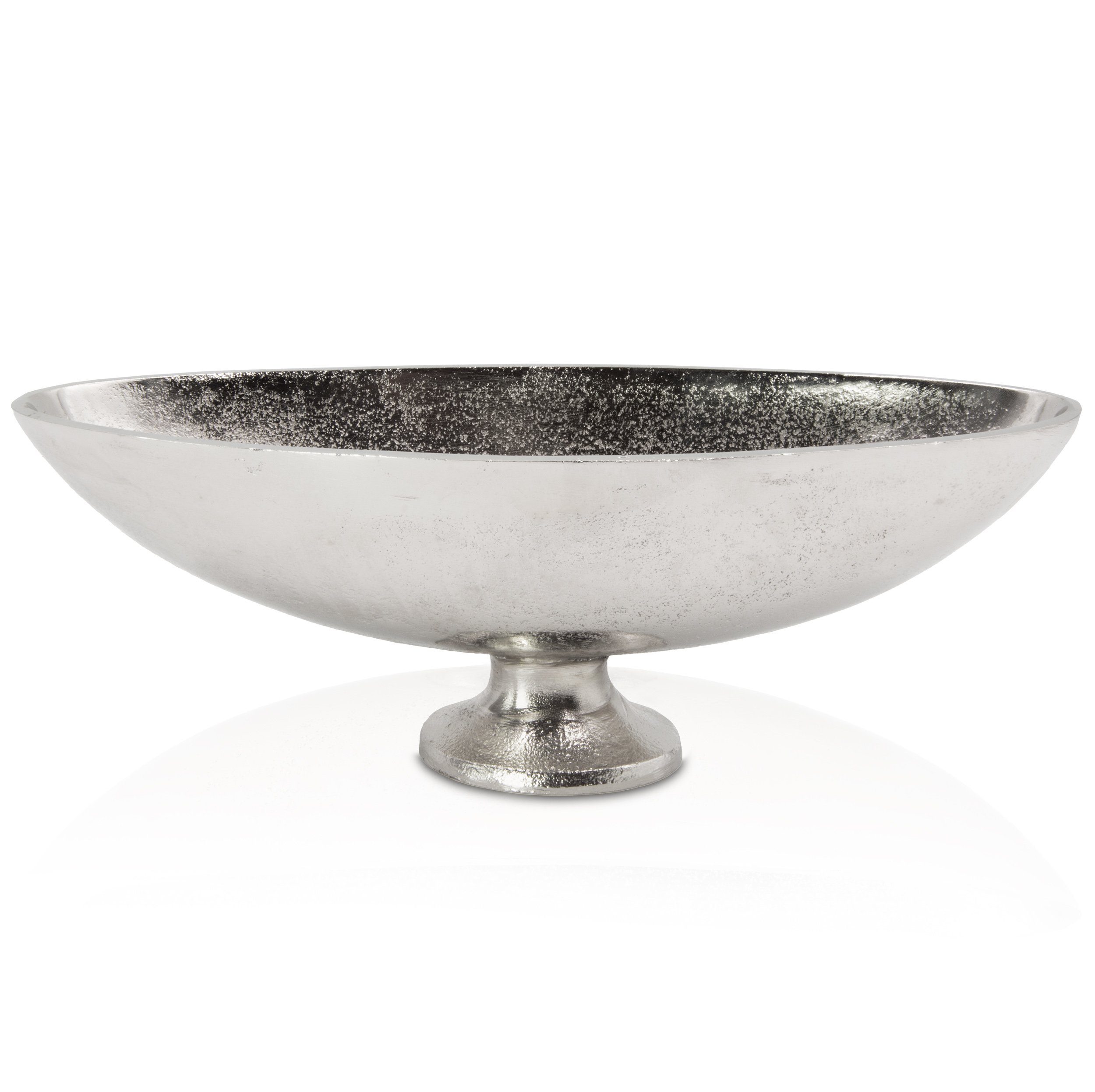 Blümelhuber Dekoschale Schale oval, 27,5x10x10cm, Silber günstig online kaufen