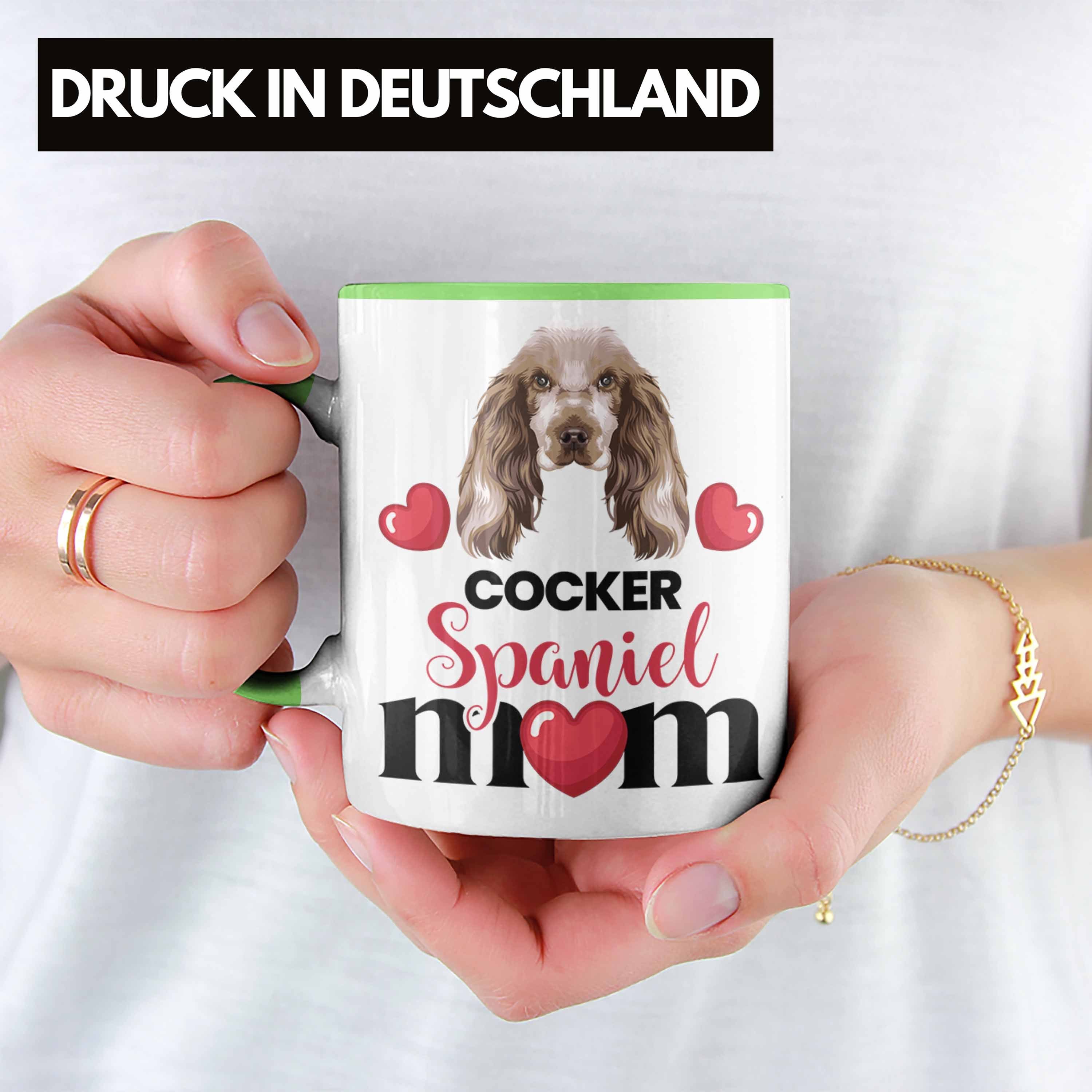 Tasse Gesche Lustiger Mom Besitzer Spruch Spaniel Geschenk Trendation Cocker Grün Mama Tasse