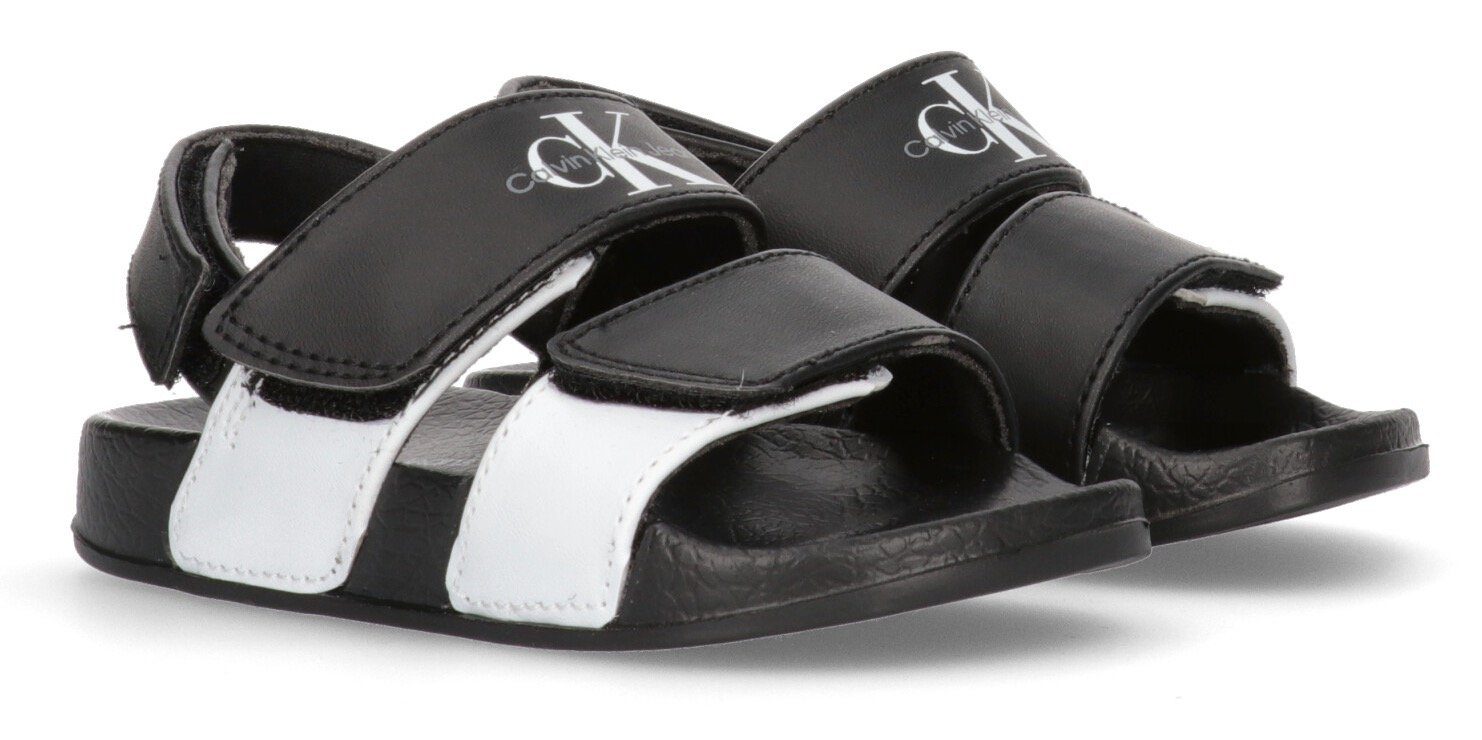 Calvin Klein Jeans VELCRO SANDAL Sandale mit 3 praktischen Klettverschlüssen