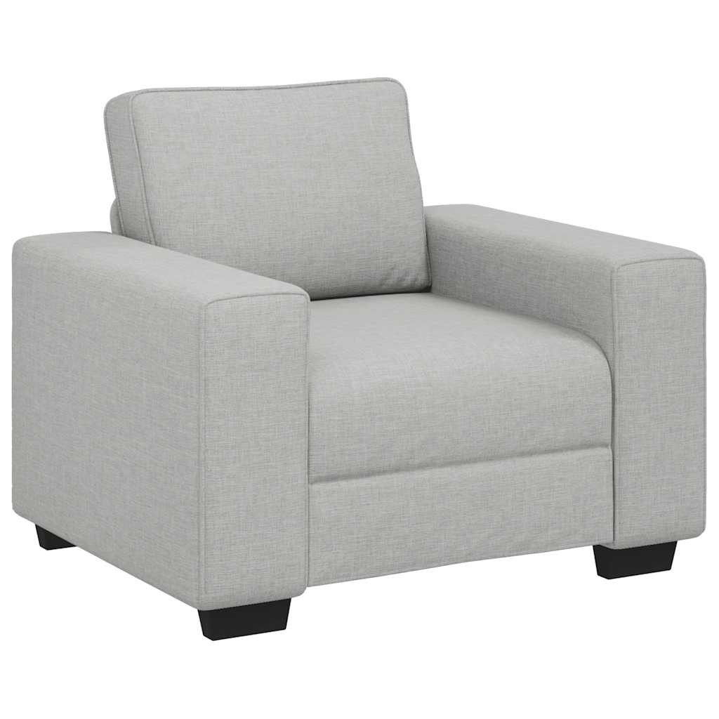 vidaXL Sofa Sessel Wolkengrau 60 cm Stoff, 9 Teile günstig online kaufen