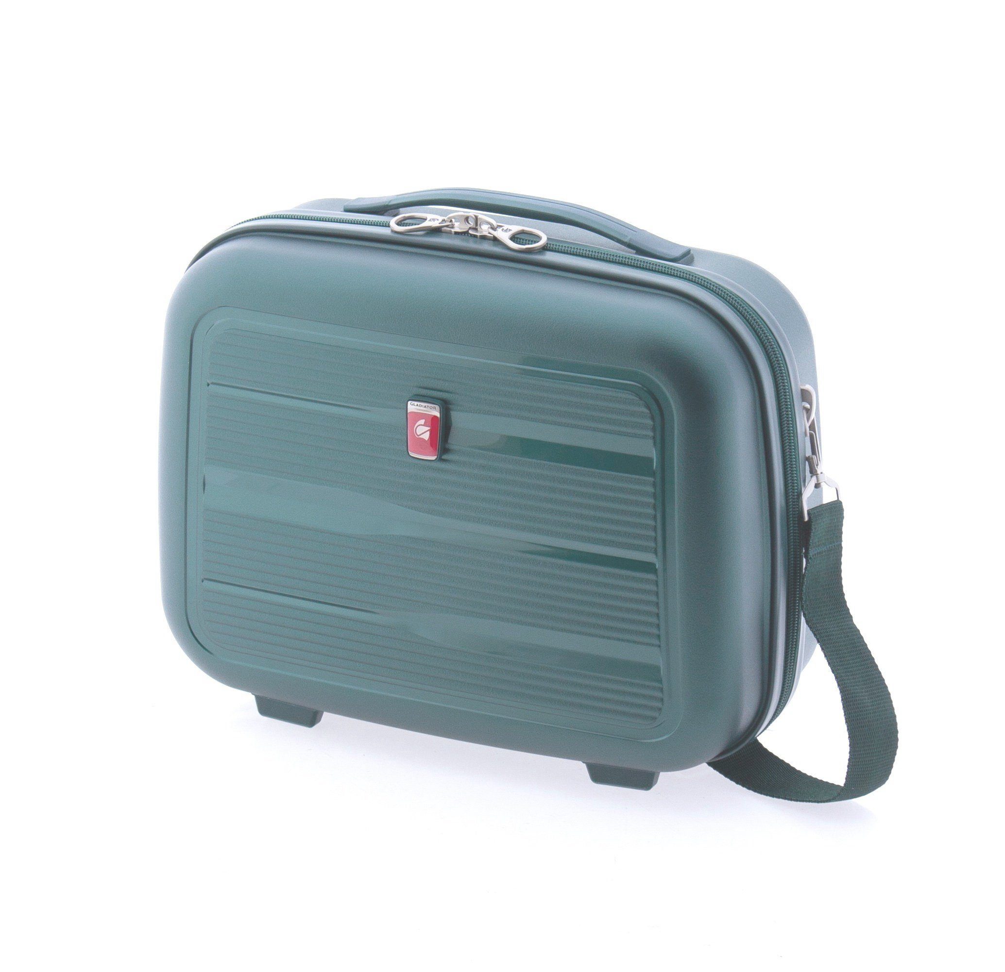 GLADIATOR Beautycase Hartschale - 34x15x27cm - schwarz, blau, grün od. beige