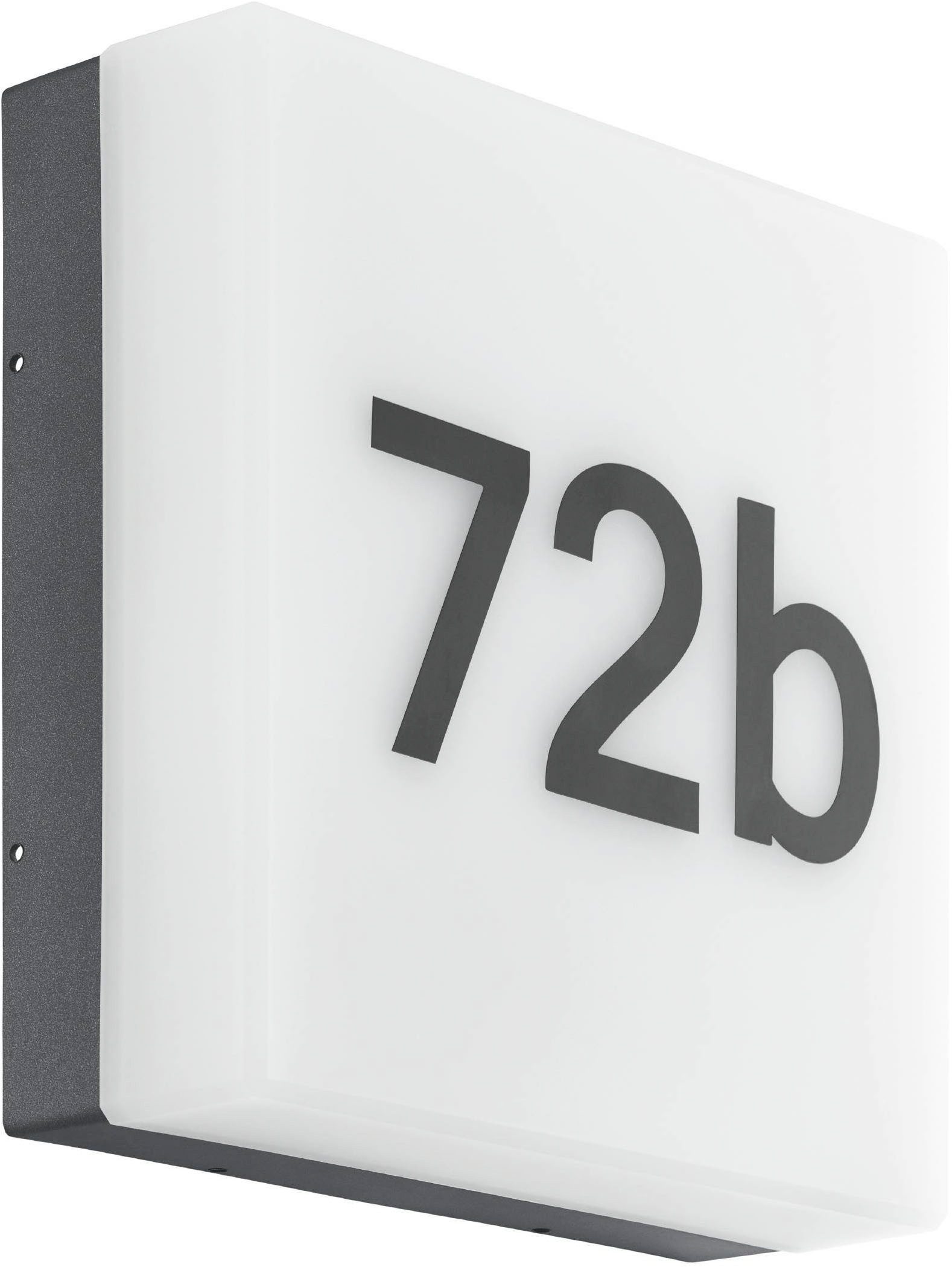 EGLO Wandleuchte Cornale Außen-Wandlampe, Außenleuchte, Hausnummerleuchte, günstig online kaufen