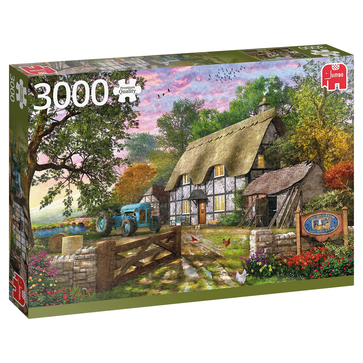 Jumbo Spiele Puzzle Jumbo Spiele, Das Bauernhaus, 3000 Teile Puzzle, 3000 P günstig online kaufen