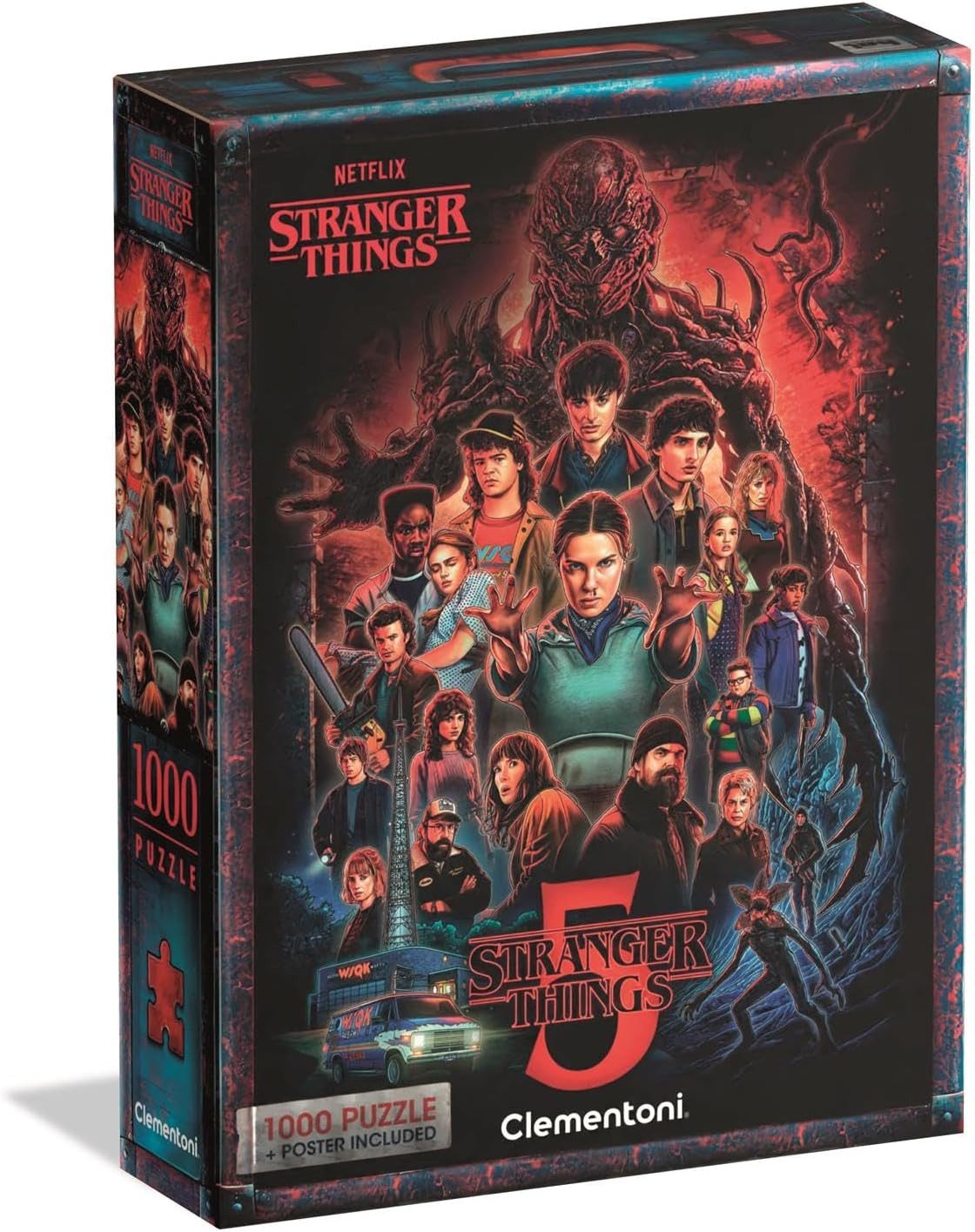 Clementoni® Puzzle Clementoni 37096 - Stranger Things Teil 5 - 1000 Teile Puzzle, Puzzleteile