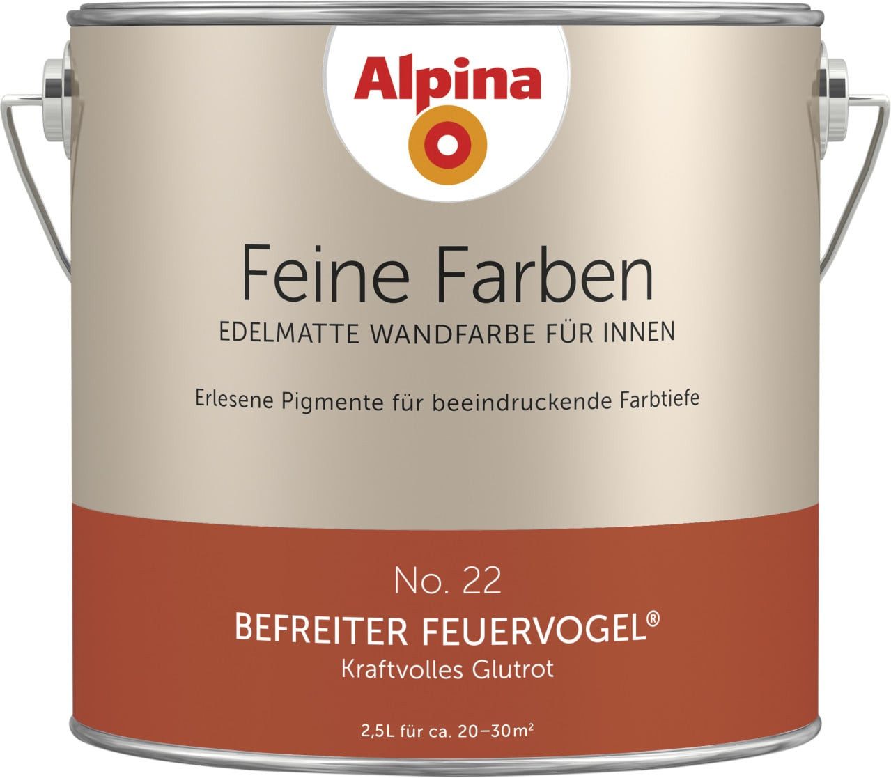 Alpina Wandfarbe Alpina Feine Farben Wandfarbe No. 22 Befreiter