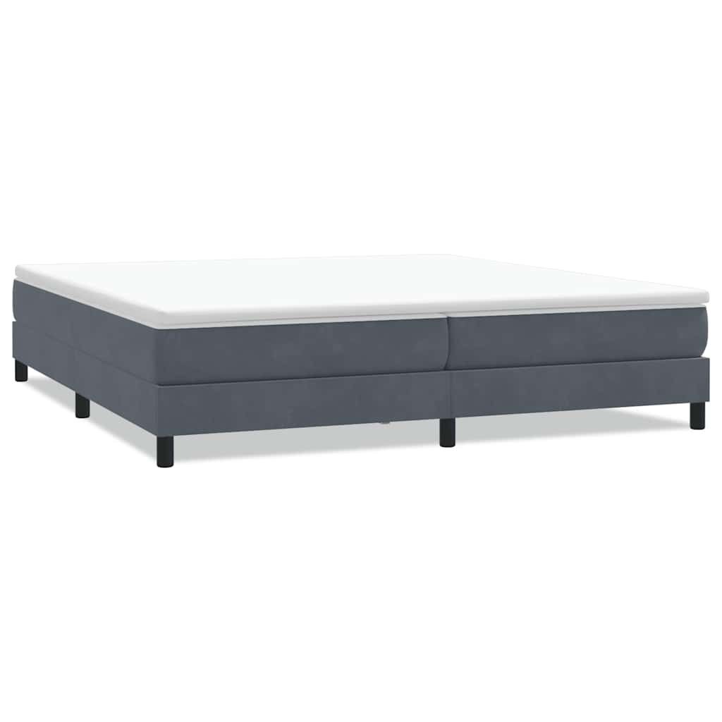 vidaXL Bett Boxspringbett ohne Matratze Dunkelgrau günstig online kaufen