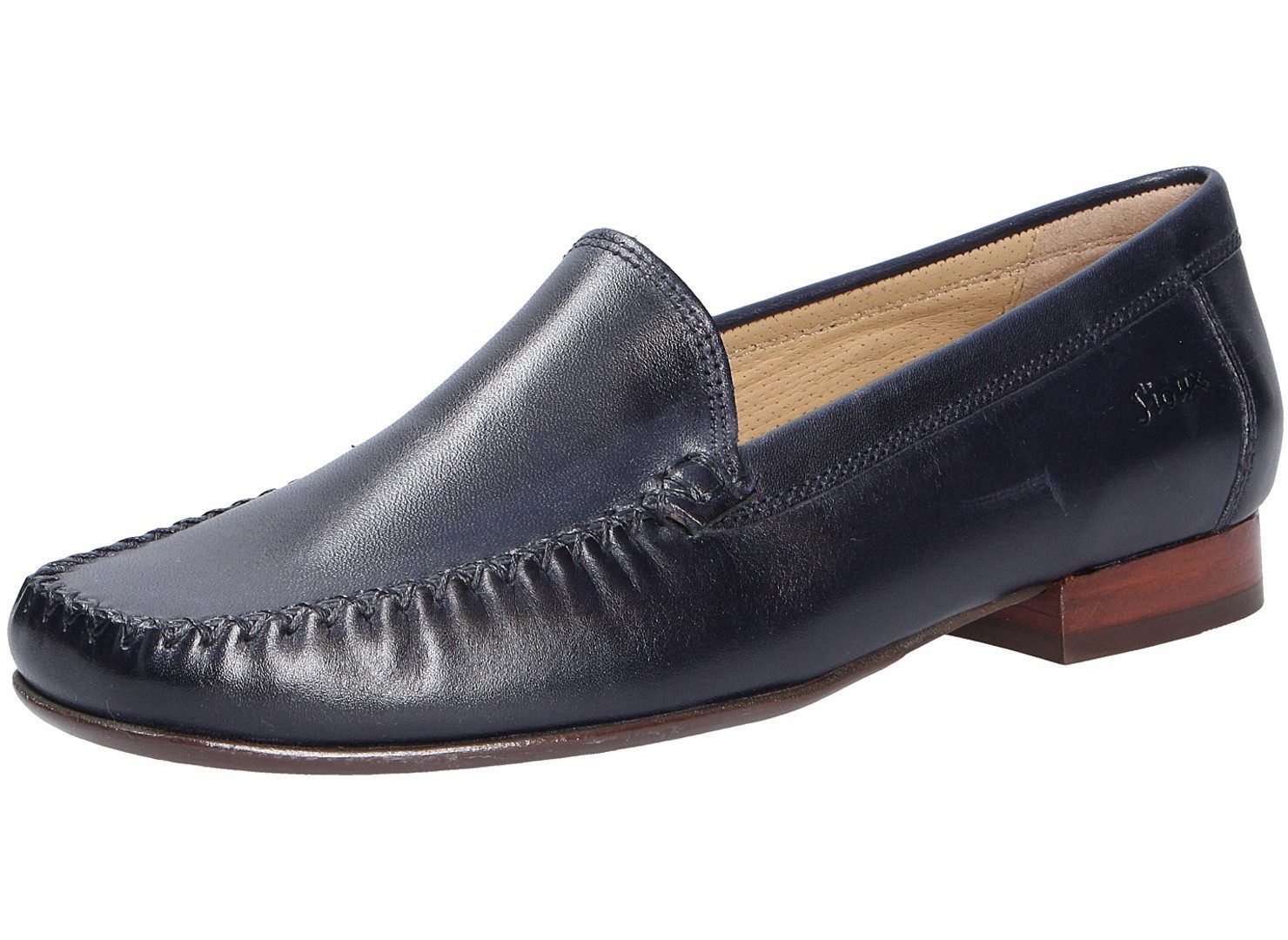 SIOUX Damen Slipper blau Größe Mokassin