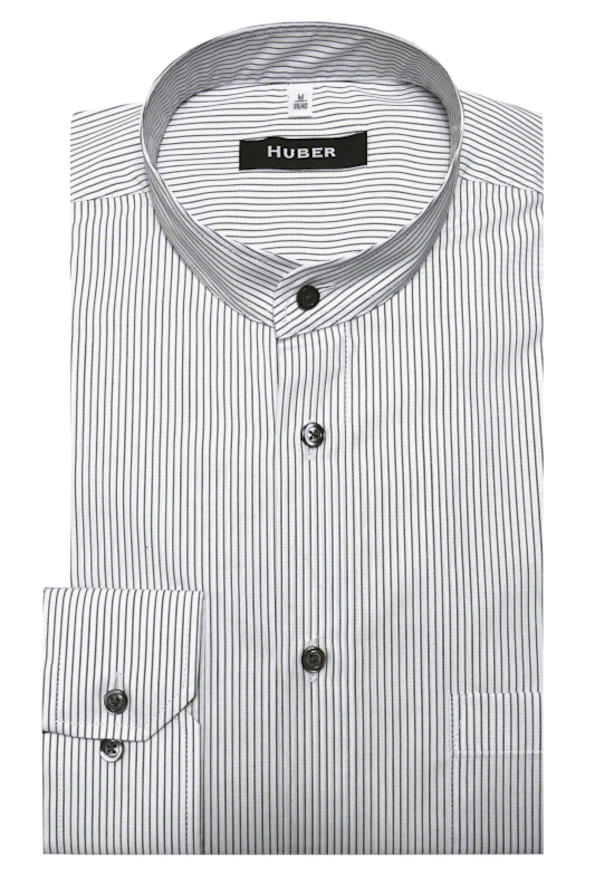 Huber Hemden Langarmhemd HU-0028 Stehkragen, Streifendesign, günstig online kaufen