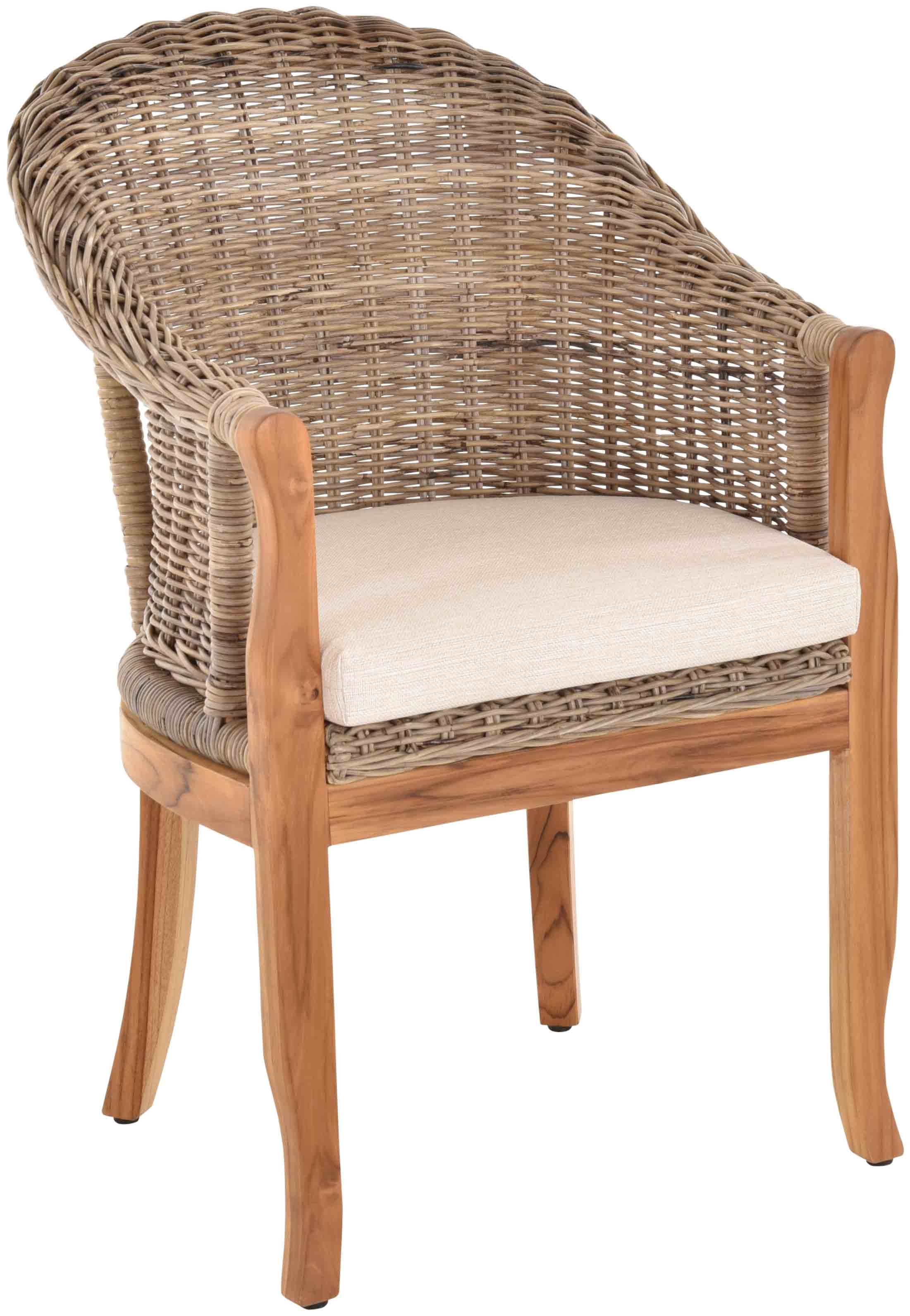 Krines Home Relaxsessel Rattan-Sessel mit Holzbeinen, günstig online kaufen