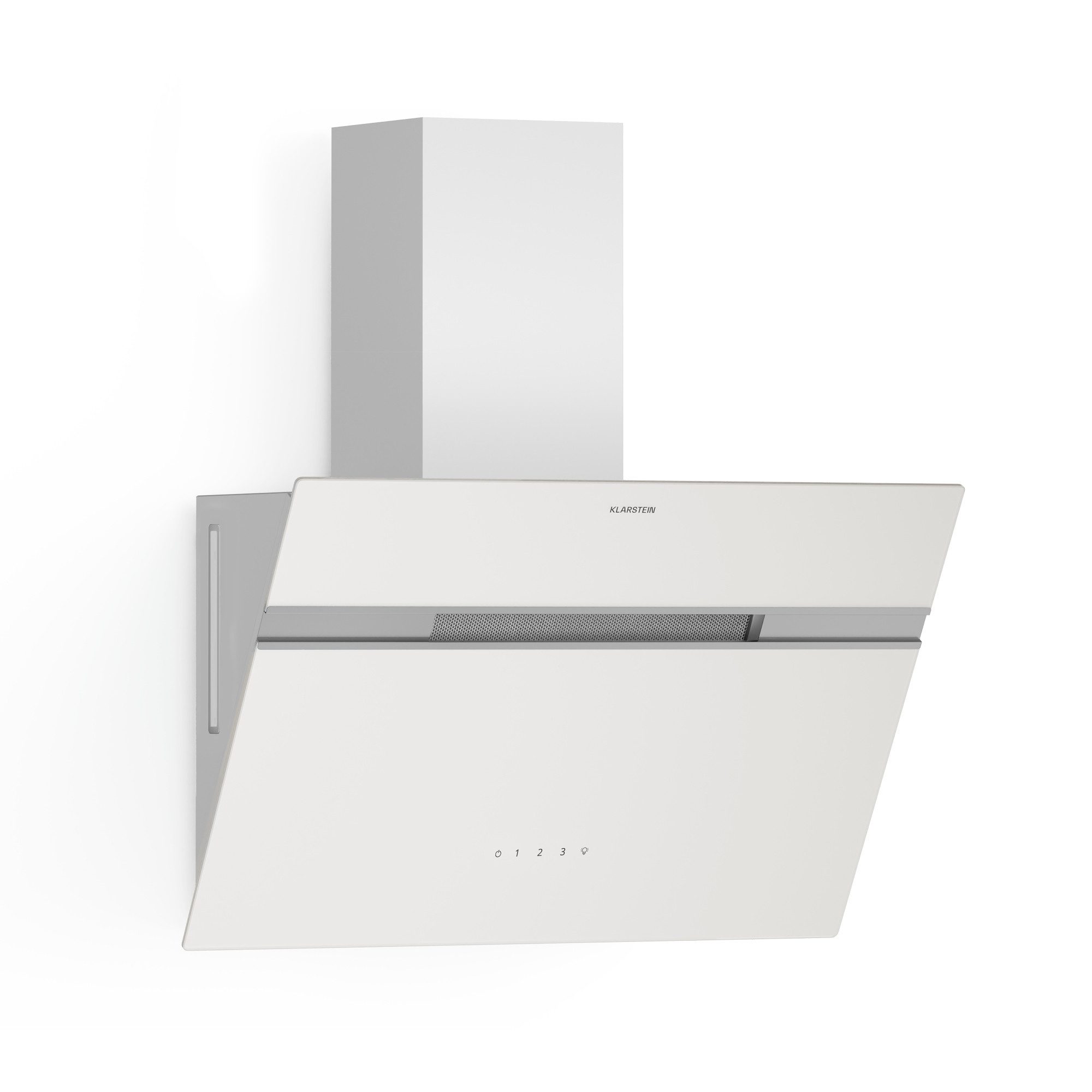 Klarstein Deckenhaube Alina Alina, Dunstabzugshaube Head free Umluft Abluft LED Touch Edelstahl