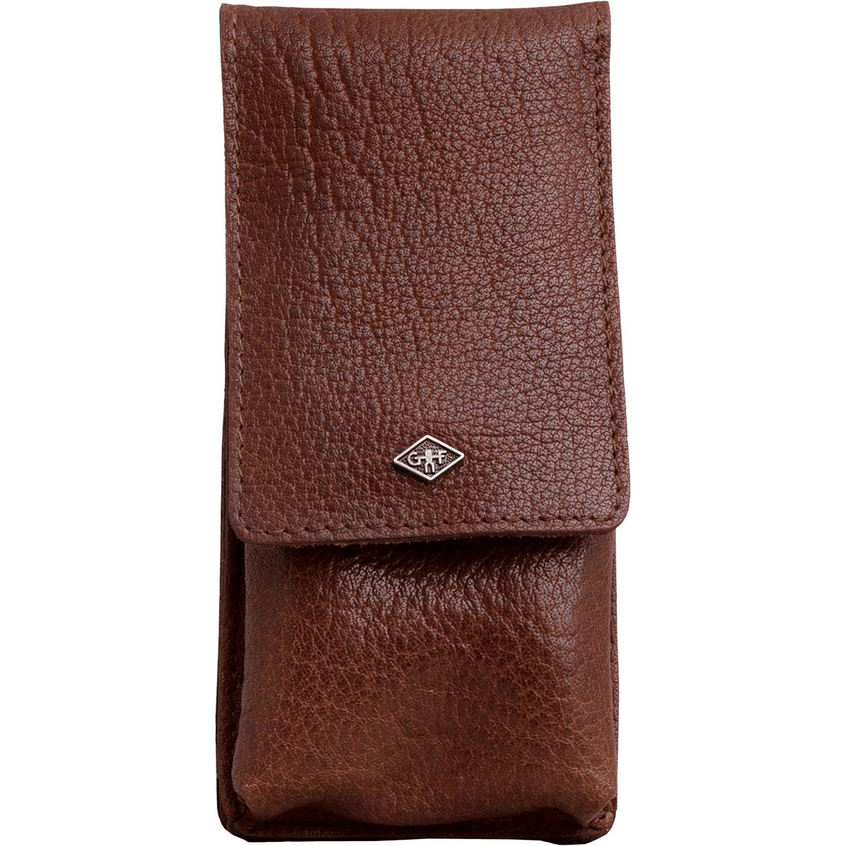 Rasierer-Etui Lederetui für Rasierhobel, braun.