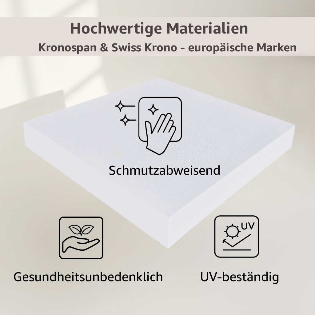 Rodnik Esstisch klappbar 2-8 Personen, stabil & platzsparend, praktische abschraubbare Beine – Bild 5 von 5