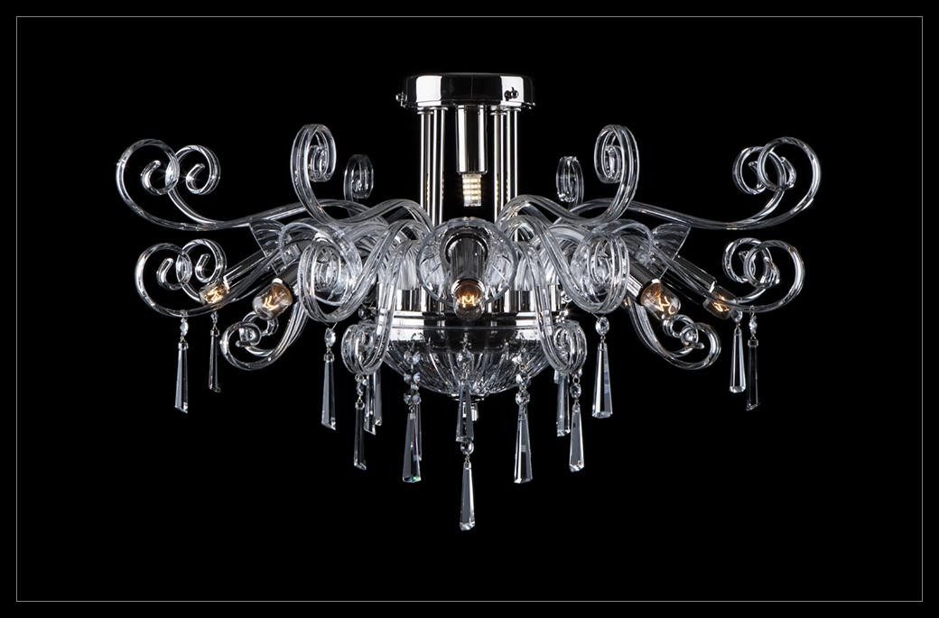 JVmoebel Kronleuchter Kristall-Lüster in elegantem Design für stilvolle Beleuchtung, Warmweiß, Made in Europa