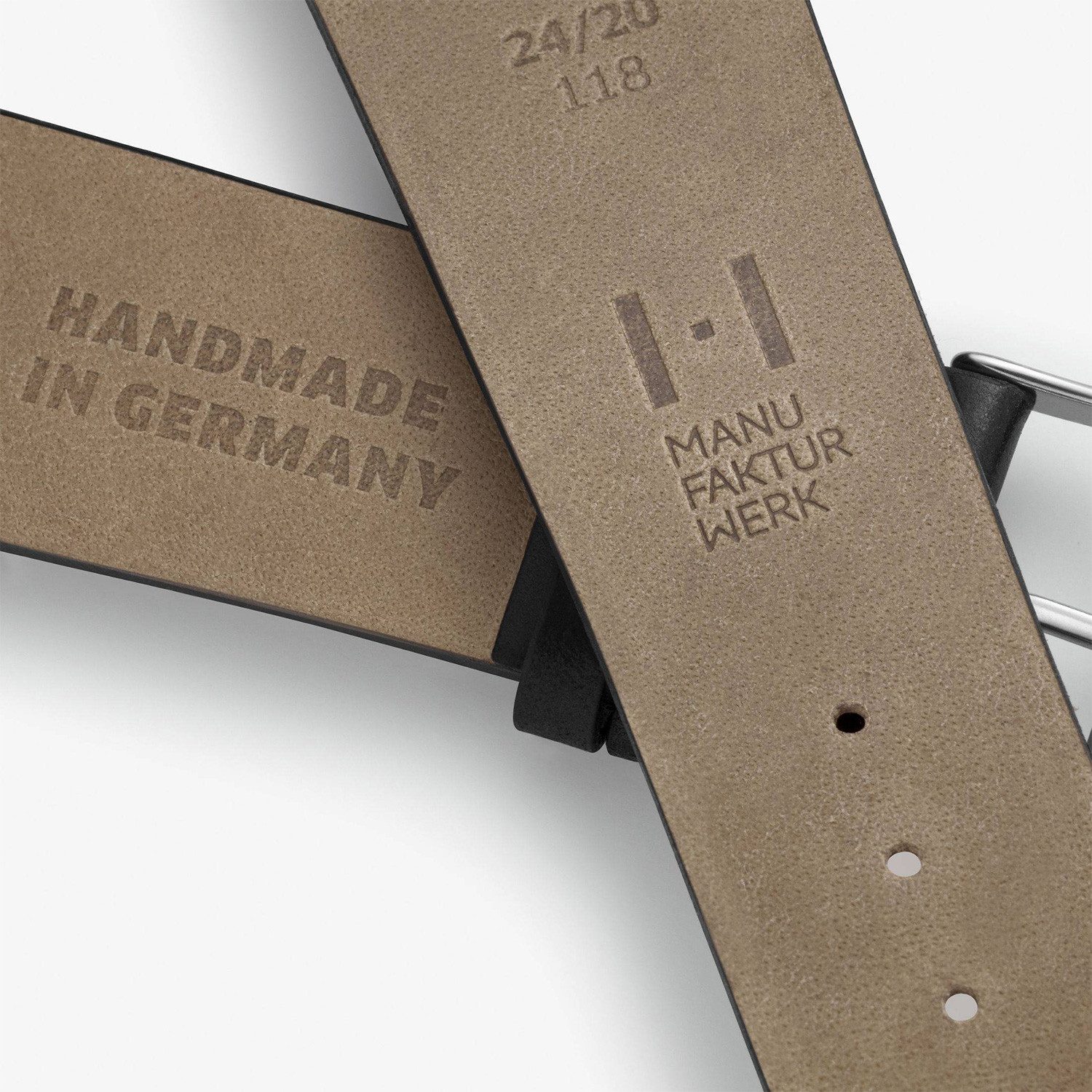 Selva Technik Uhrenarmband Uhrenarmband EPPENDORF (Shell Cordovan); silberne Schließe