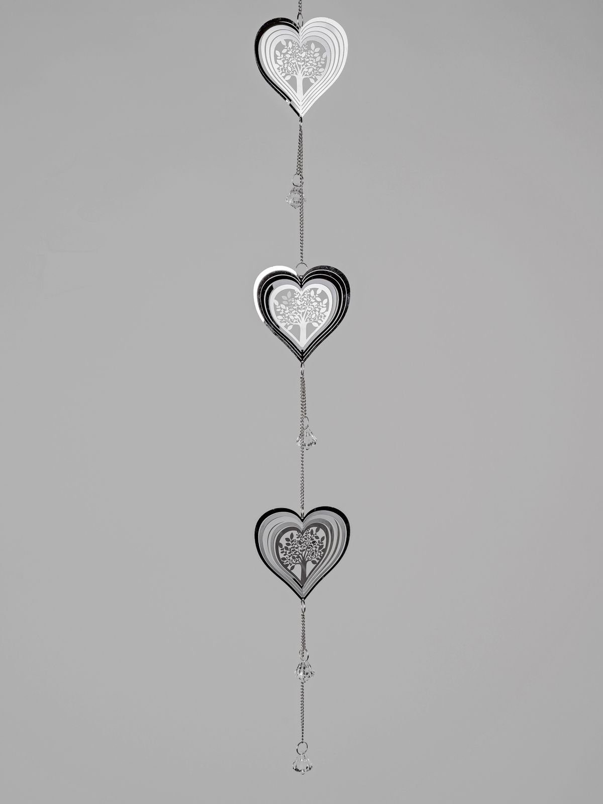 formano Sammelfigur Deko Fensterhänger Herz 80 cm Edelstahl Mobile Girlande günstig online kaufen