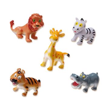 SES Creative Lernspielzeug Kinder Safari Spielmatte 2-in-1 mit 5 Tierfiguren