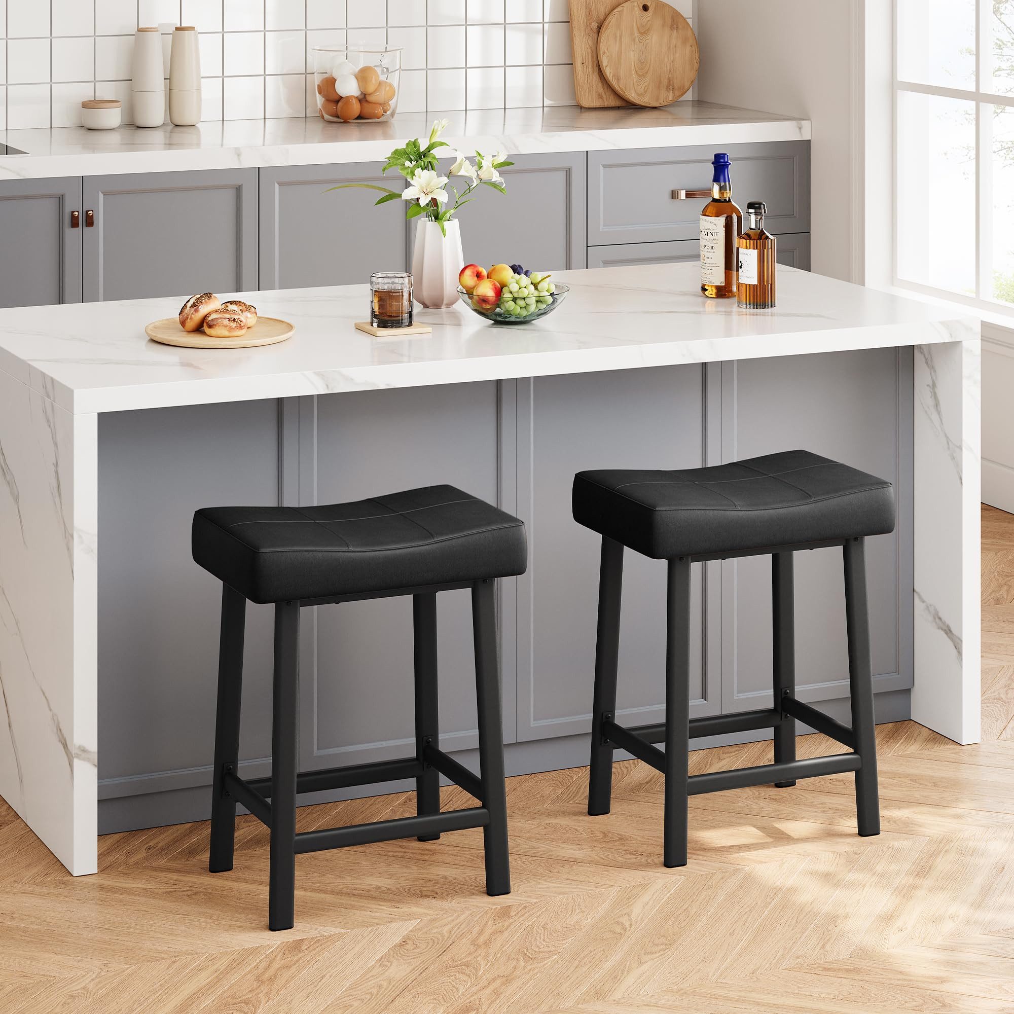 GarveeMore Barhocker Barstuhl 2er Set Bistrostuhl günstig online kaufen