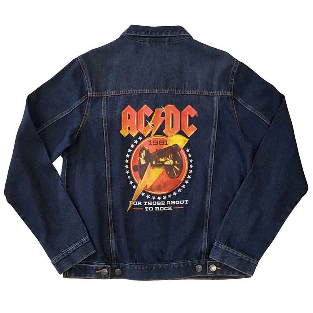 AC/DC Jeansjacke For Those About To Rock Denim Jeansjacke günstig online kaufen