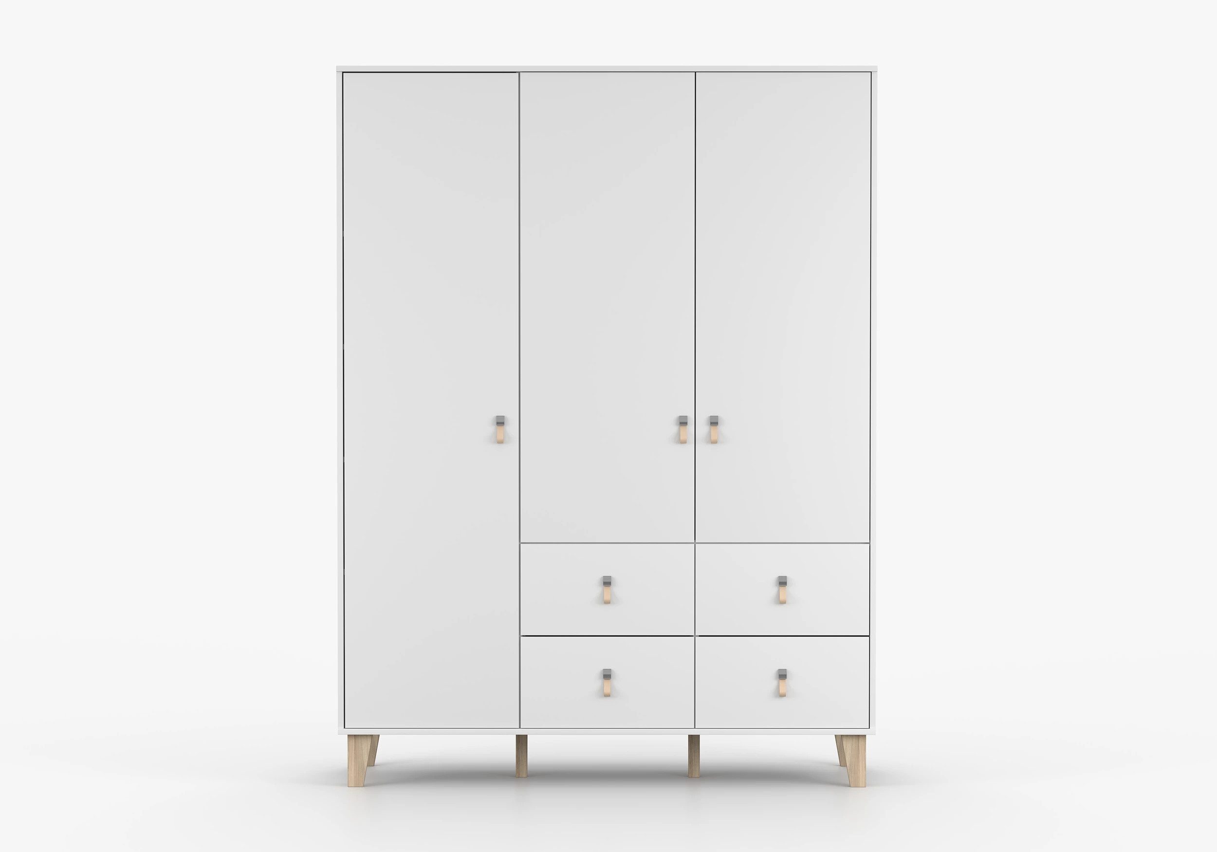 imoebel24 Drehtürenschrank FIGO 19 150 cm - Weiss günstig online kaufen