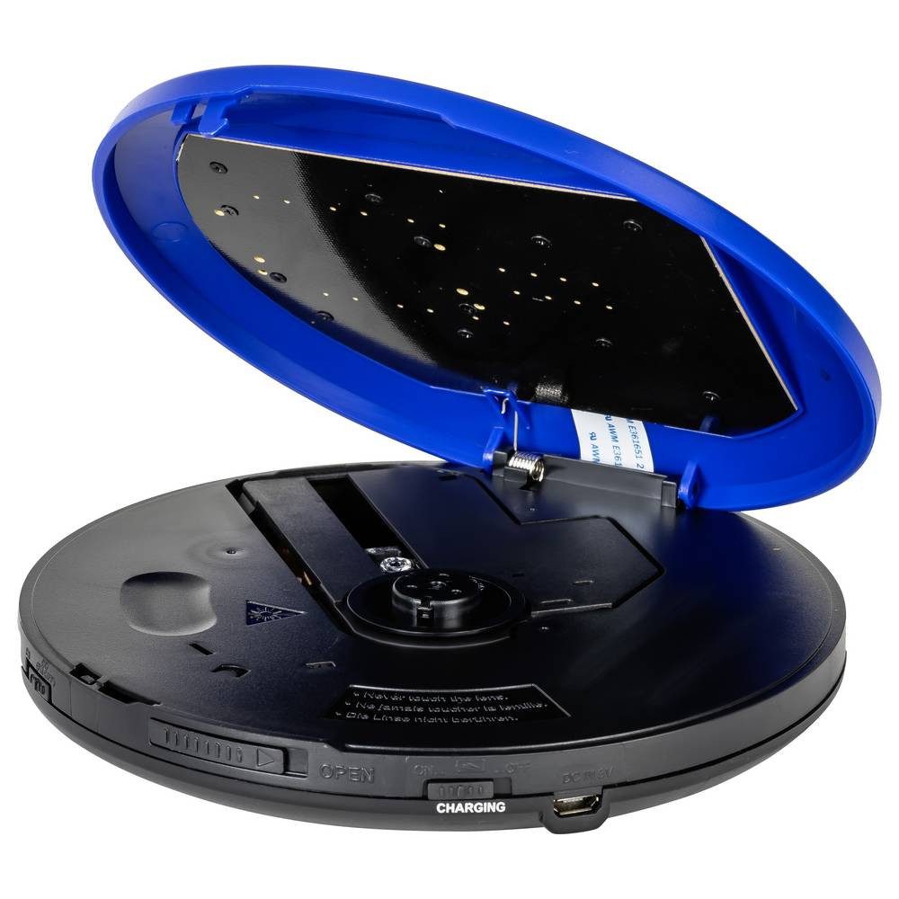 Reflexion Tragbarer CD/MP3-Player inkl. UKW-PLL Radio PCD520MF/BL tragbarer CD-Player