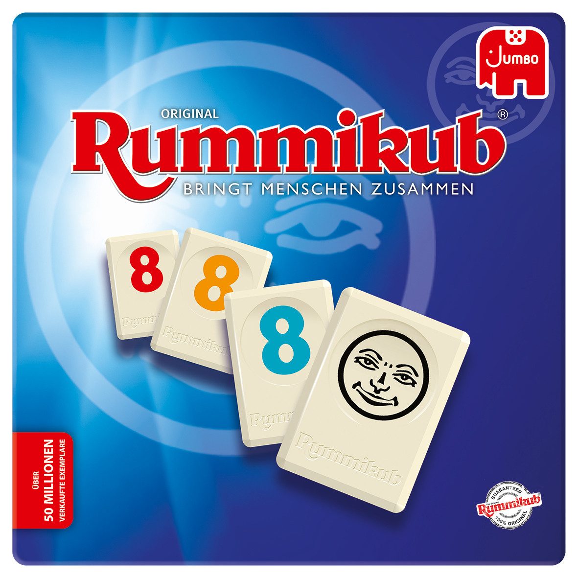Jumbo Spiele GmbH Spiel Original Rummikub in einer Metalldose, Legespiel, Original Rummikub in einer Metalldose