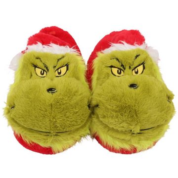 Sarcia.eu Grinch Herren Hausschuhe,grüne 3D Hausschuhe 44-45 EU / 10-11 UK Hausschuh