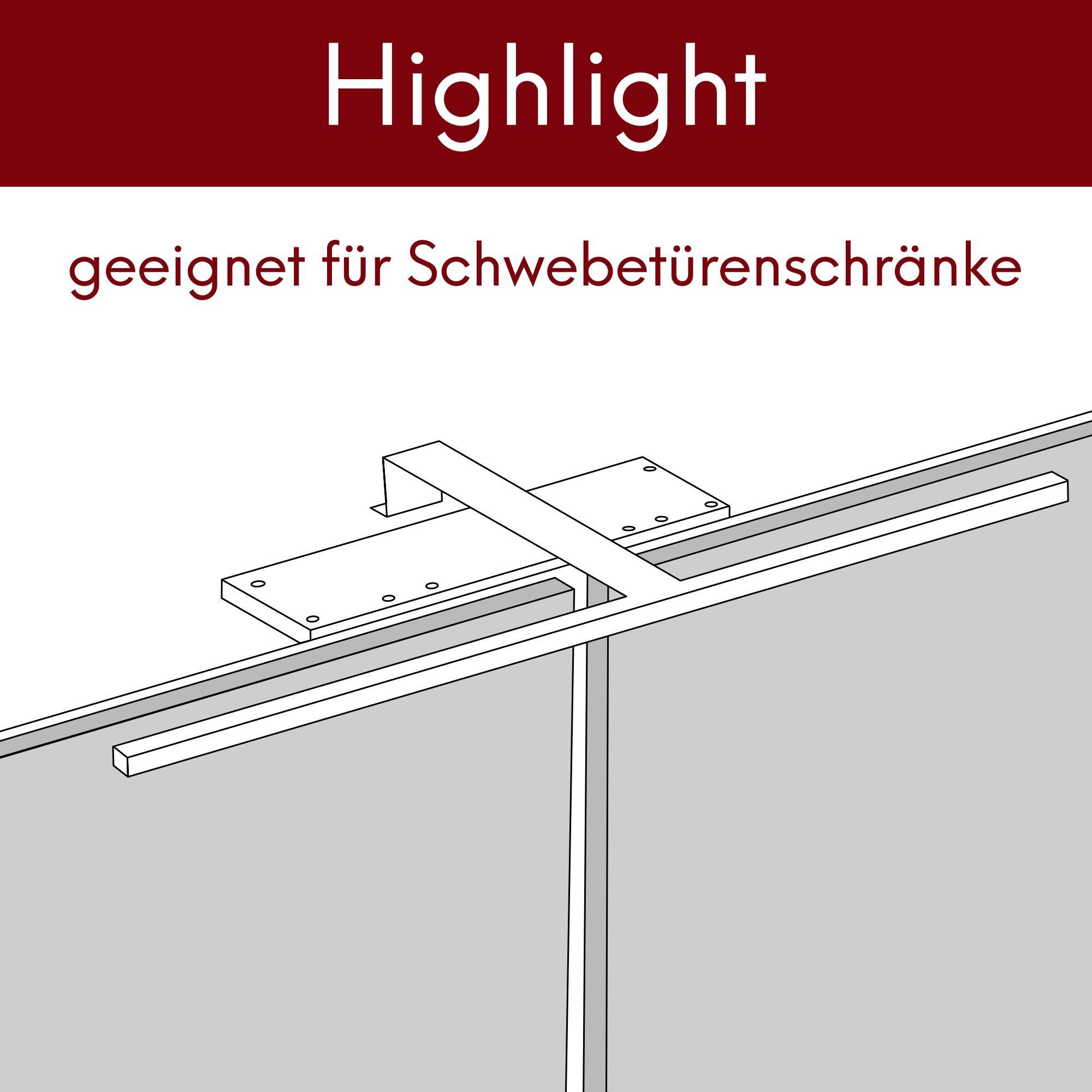 kalb Aufbauleuchte LED Schrankbeleuchtung Schwebetür Aufbauleuchte günstig online kaufen