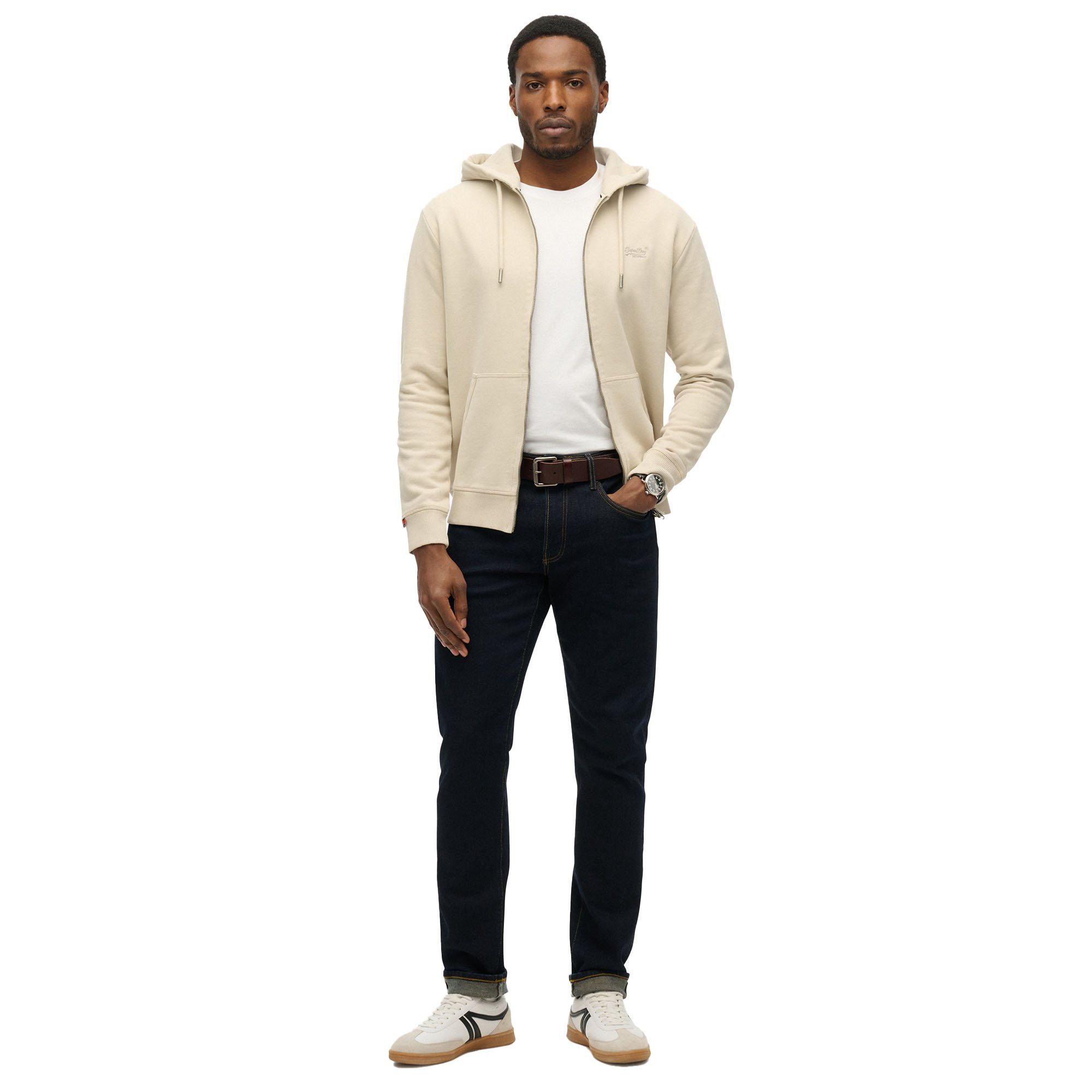 Superdry Kapuzensweatjacke "ESSENTIAL LOGO ZIP HOODIE HB" günstig online kaufen