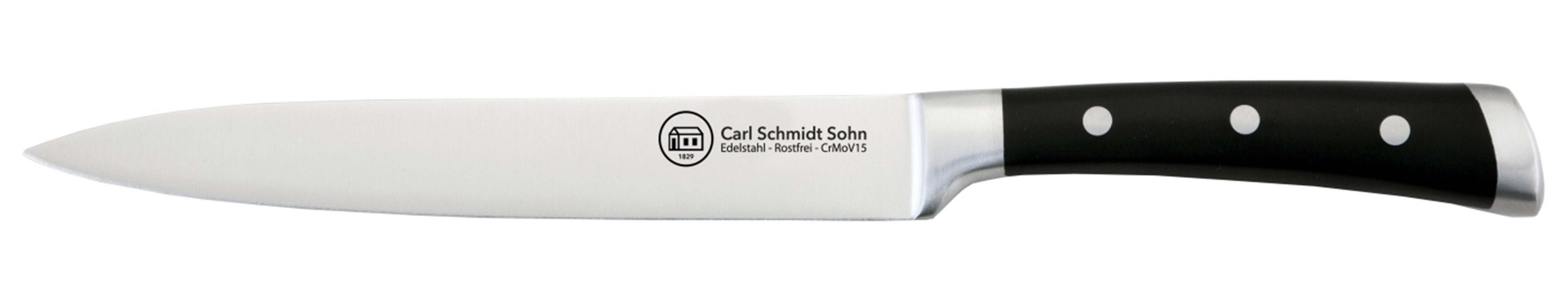 Carl Schmidt Sohn Fleischmesser HERNE, 20 cm, Edelstahl rostfrei, mit ergonomischem Griff und Messerkropf