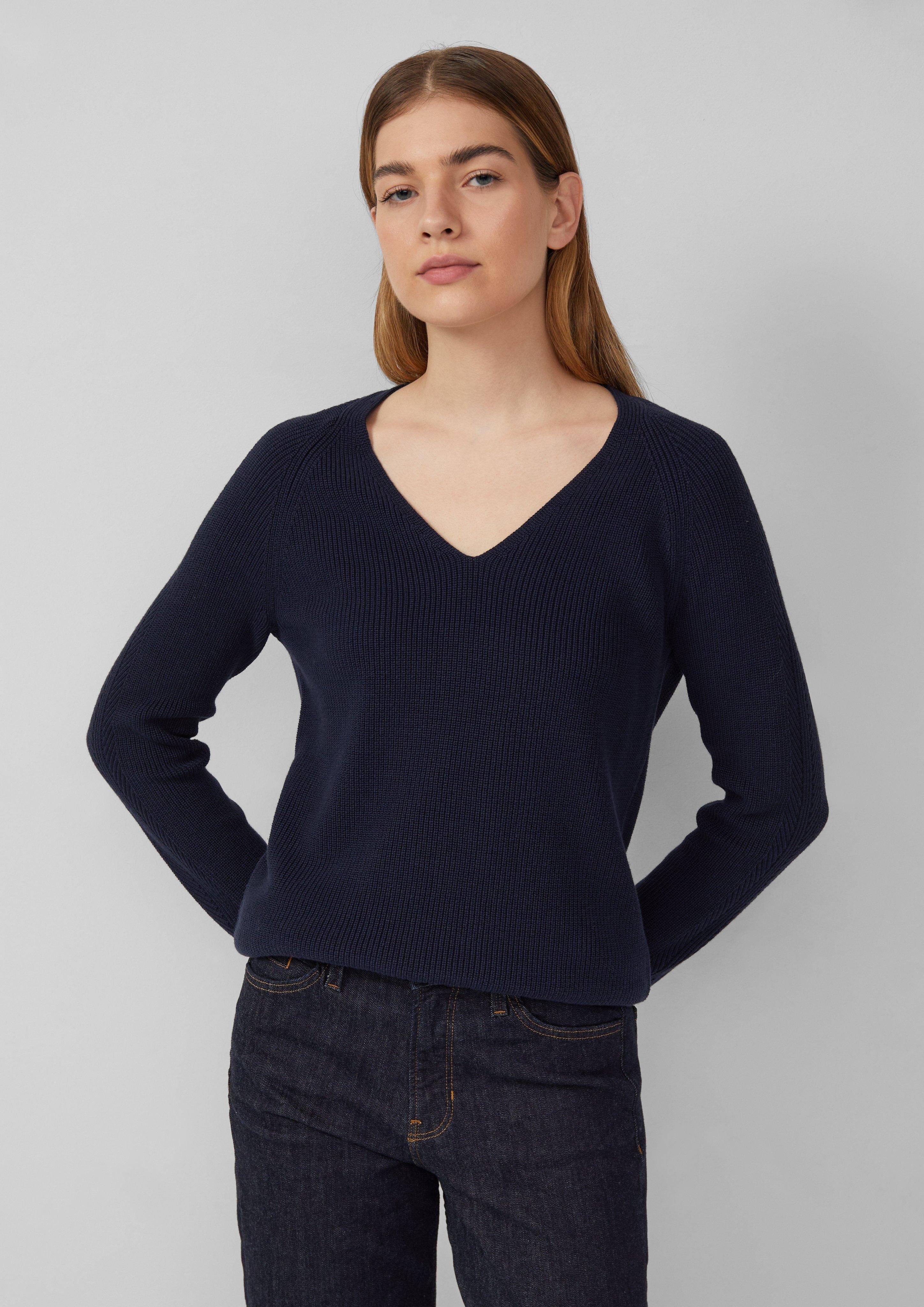 s.Oliver Strickpullover Strickpullover aus Baumwollmix mit günstig online kaufen