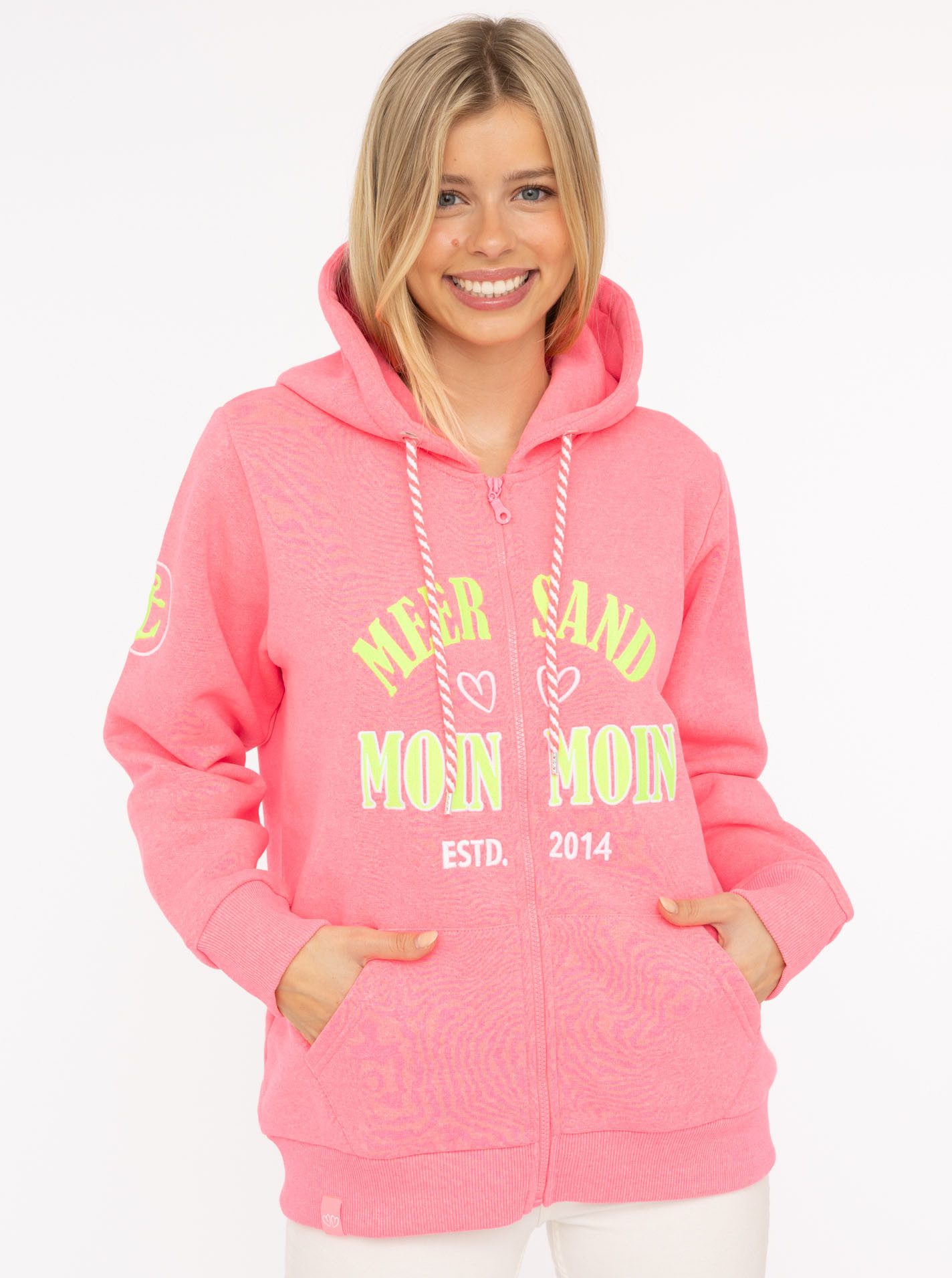 Zwillingsherz Sweatjacke "Moin Moin" Kapuze, Langarm, günstig online kaufen