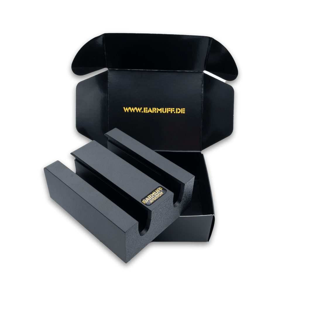 EARMUFF Headset-Halterung Bose ProFlight / ProFlight 2 Doppel-Halterung für Bedieneinheit