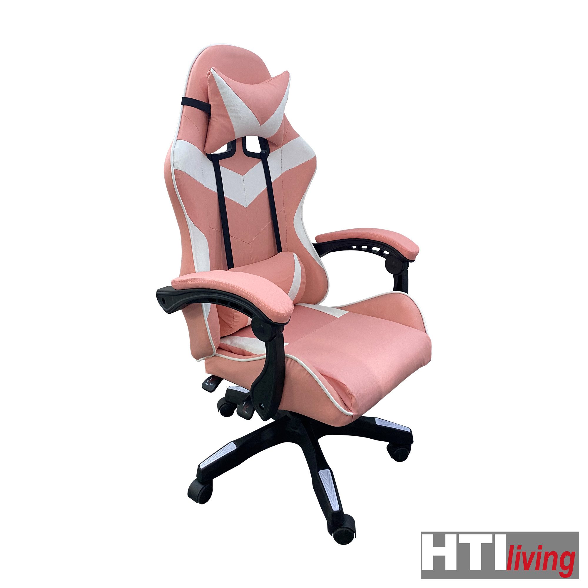HTI-Living Schreibtischstuhl Schreibtischstuhl Krit Pink-Weiß (Stück, 1 St) günstig online kaufen