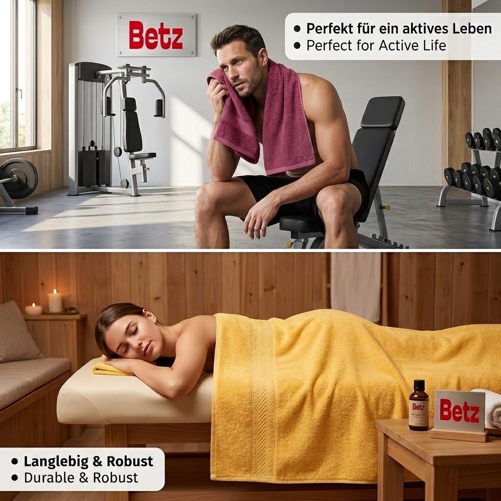 Betz Handtücher Premium Handtuch-Set 12-tlg., 100% Baumwolle (Set, 12-St), Duschtücher,Handtücher, Gästetücher, Seiftücher,Waschhandschuhe – Bild 4 von 5