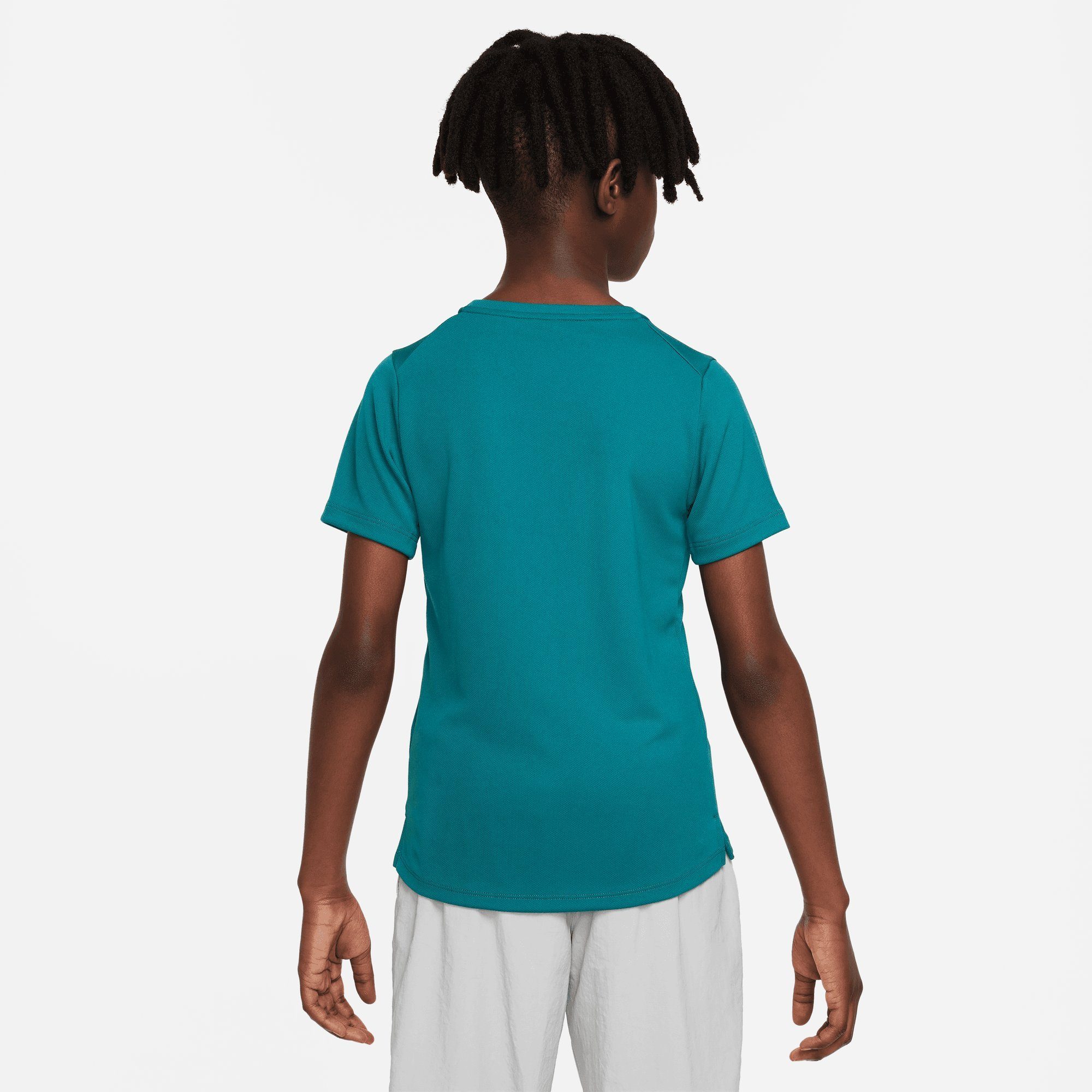 MILER BIG DRI-FIT Nike KIDS' TOP GEODE TRAINING TEAL/REFLECTIVE Trainingsshirt SILV (BOYS) SHORT-SLEEVE