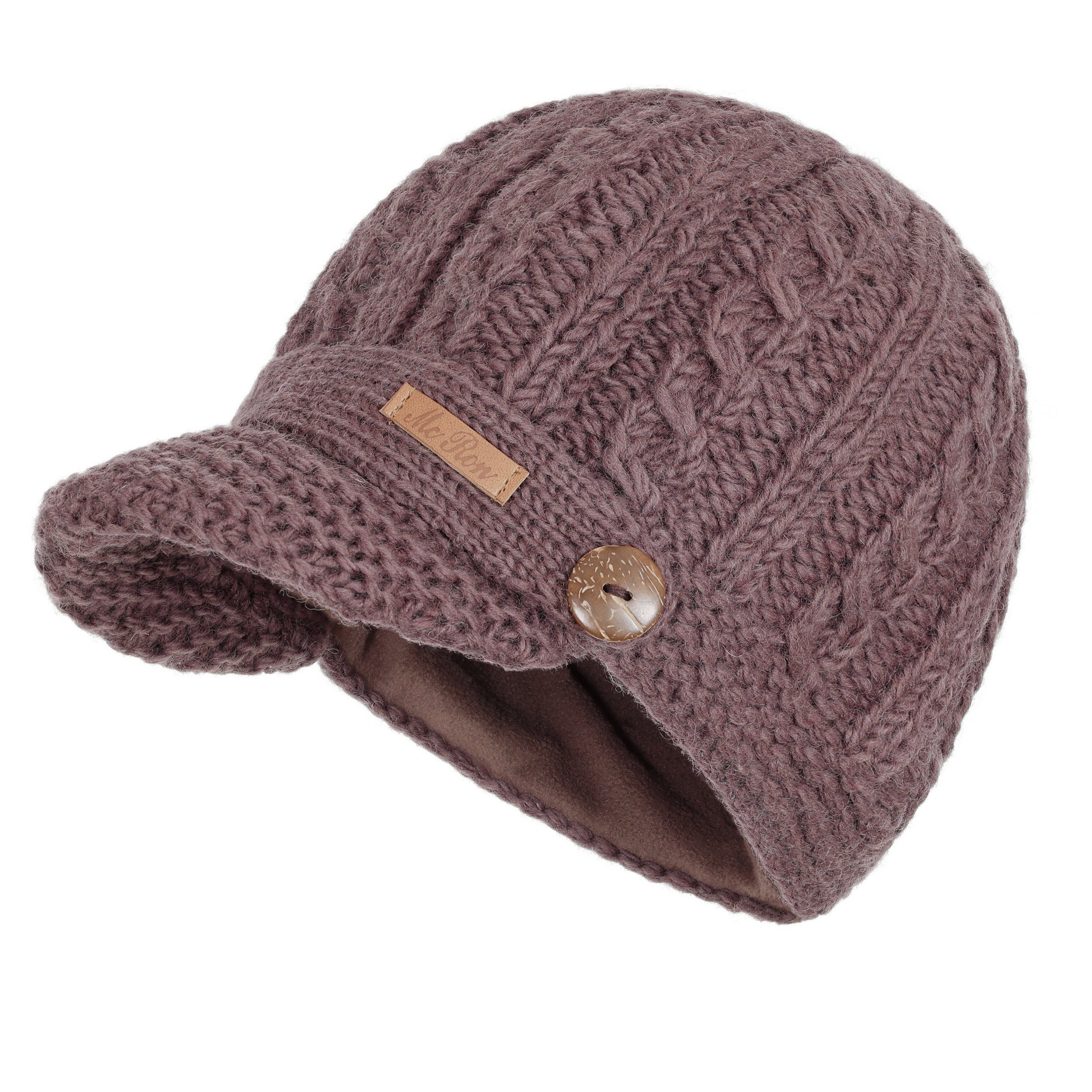 McRon Strickmütze Wollmütze Modell Elisha Gefüttert mit Fleece günstig online kaufen