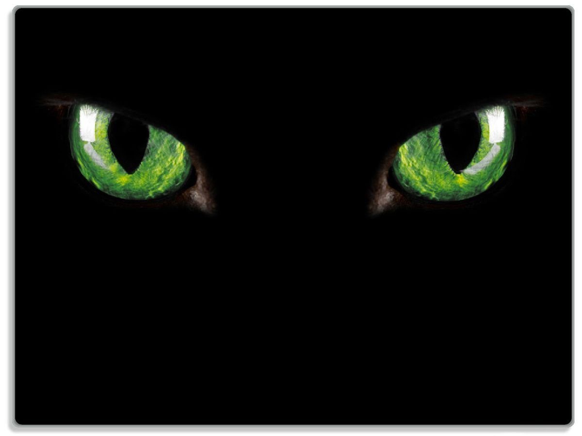 1-St), Katzenaugen (inkl. ESG-Sicherheitsglas, 4mm, Nacht, rutschfester Wallario Schneidebrett Gummifüße Grüne 30x40cm bei