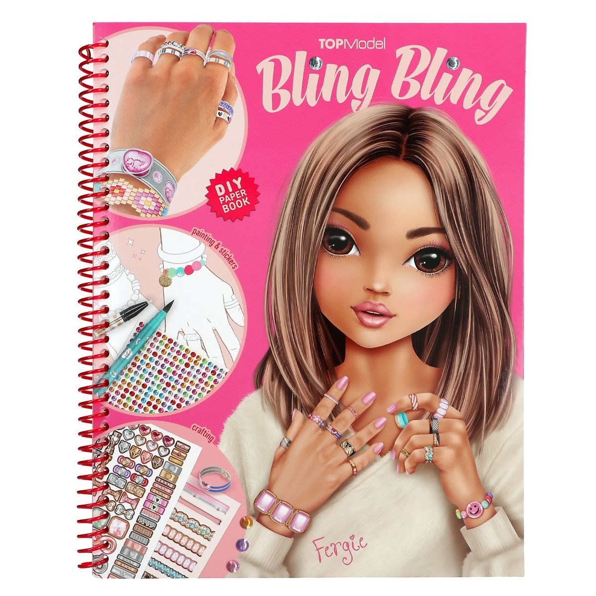 TOPModel Stickerbuch TOPModel Malbuch Create your Bling Bling Schmuck